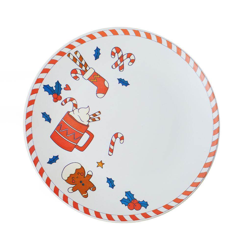 Keraart New Year Sevimli Noel Servis Tabağı 26 Cm 21655