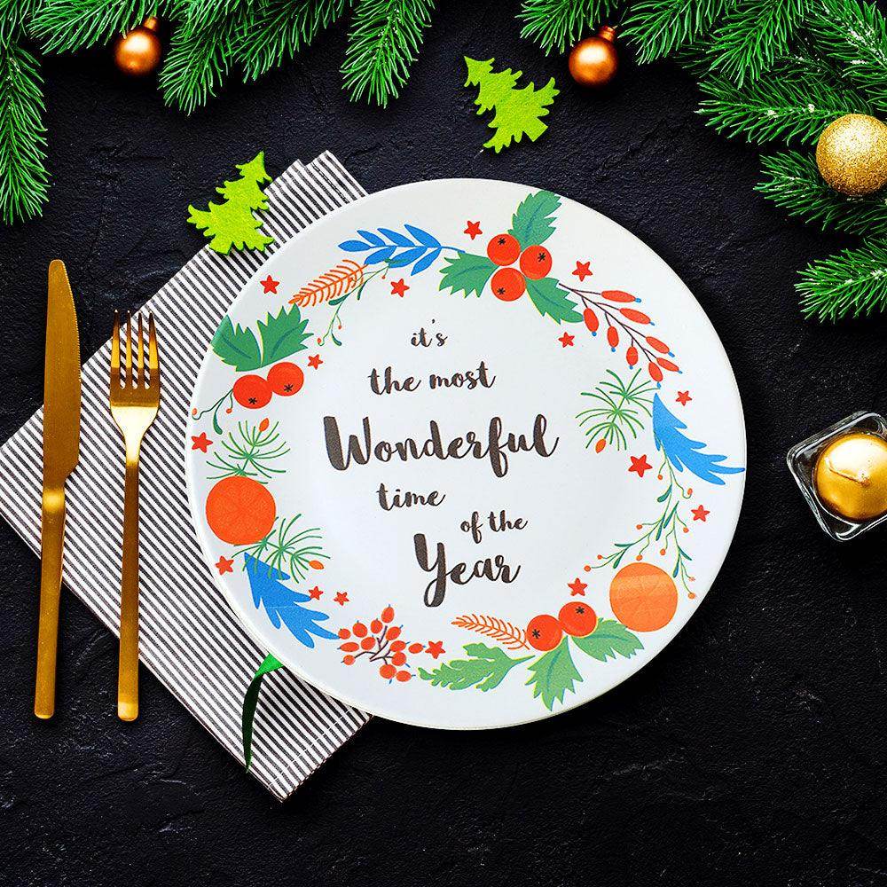 Keraart New Year Wonderful Time Servis Tabağı 26 Cm 21657