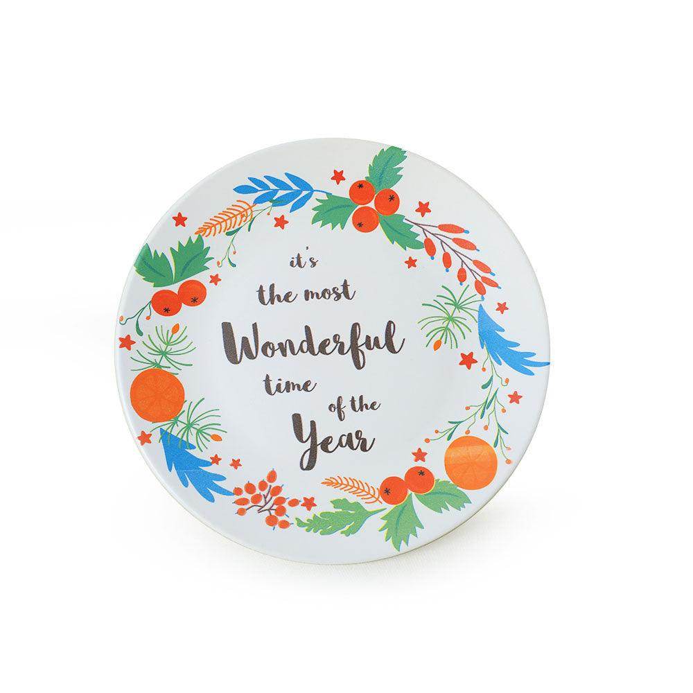 Keraart New Year Wonderful Time Servis Tabağı 26 Cm 21657