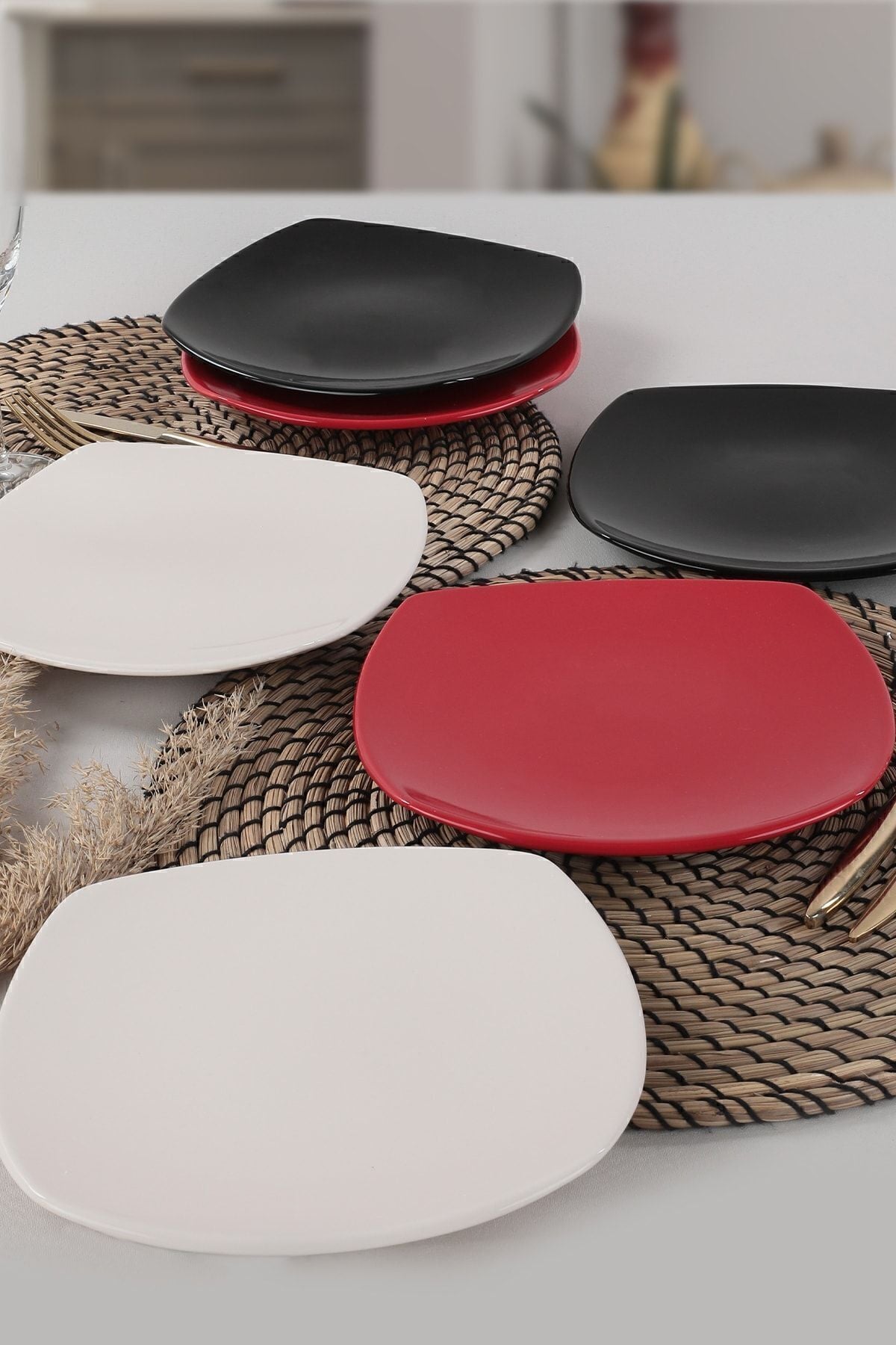 Noble Köşem Pasta Tabağı 22 Cm 6 Adet - 030/650