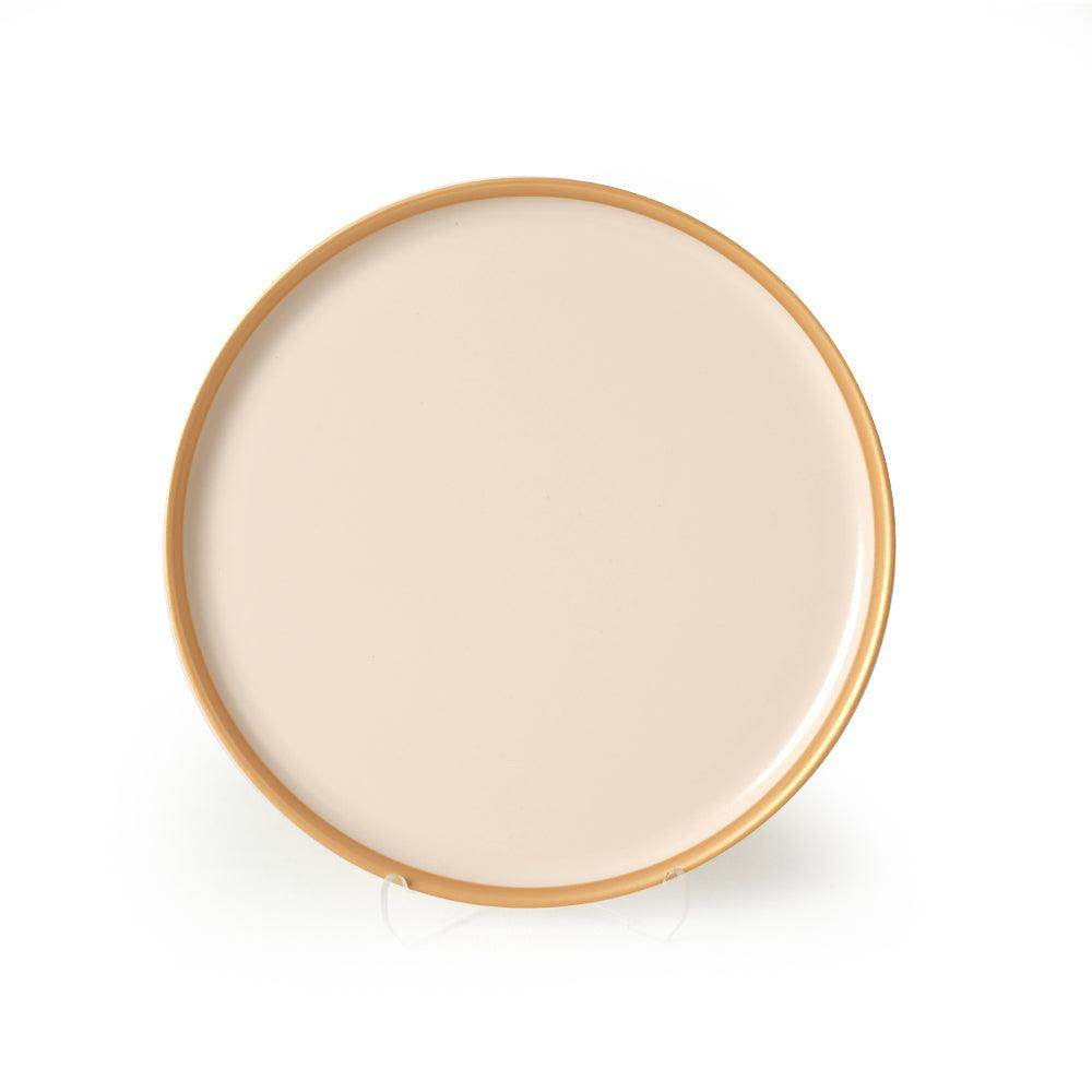 Nordic Gold Mat Krem Pasta Tabağı 22 Cm 6 Adet - 950