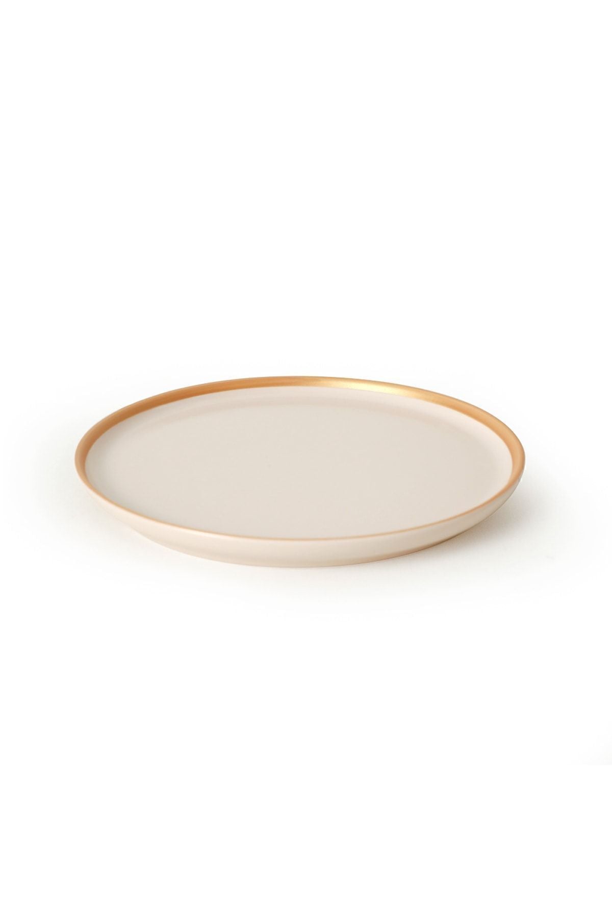 Nordic Gold Mat Krem Pasta Tabağı 22 Cm 6 Adet - 950