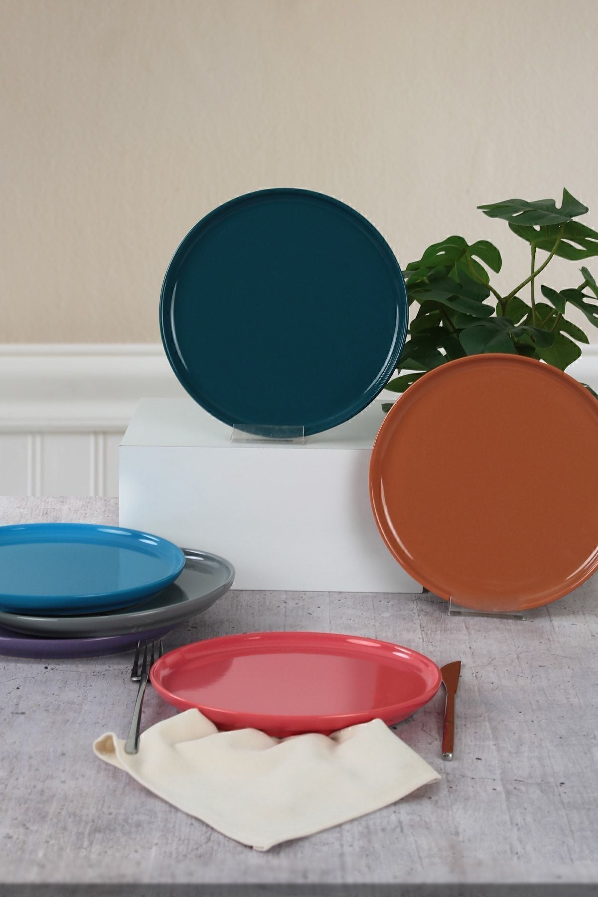 Nordic Mixed Pasta Tabağı 22 Cm 6 Adet - 406/620