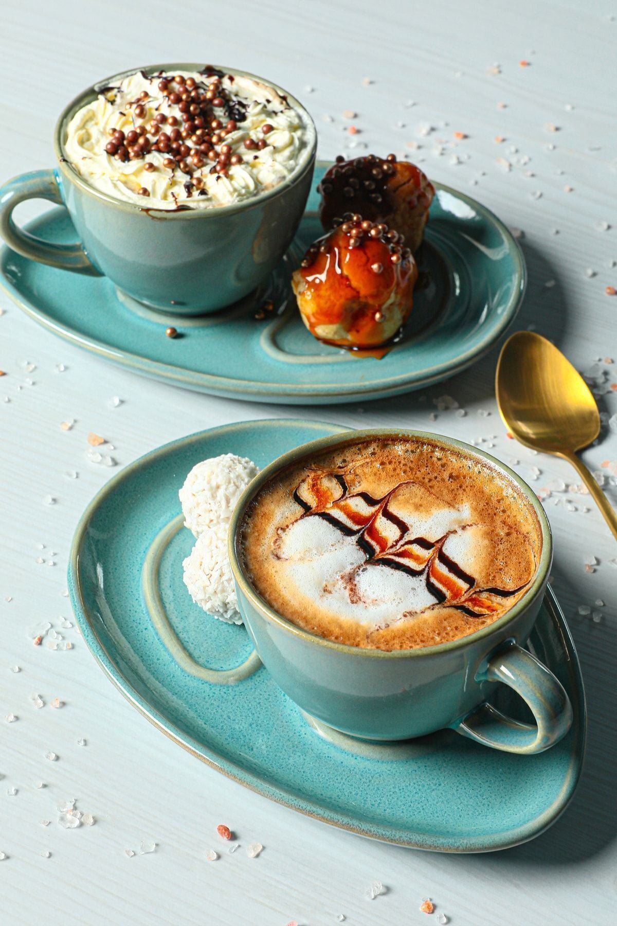 Ocean Damla Kahve Sunum Seti 4 Parça 2 Kişilik