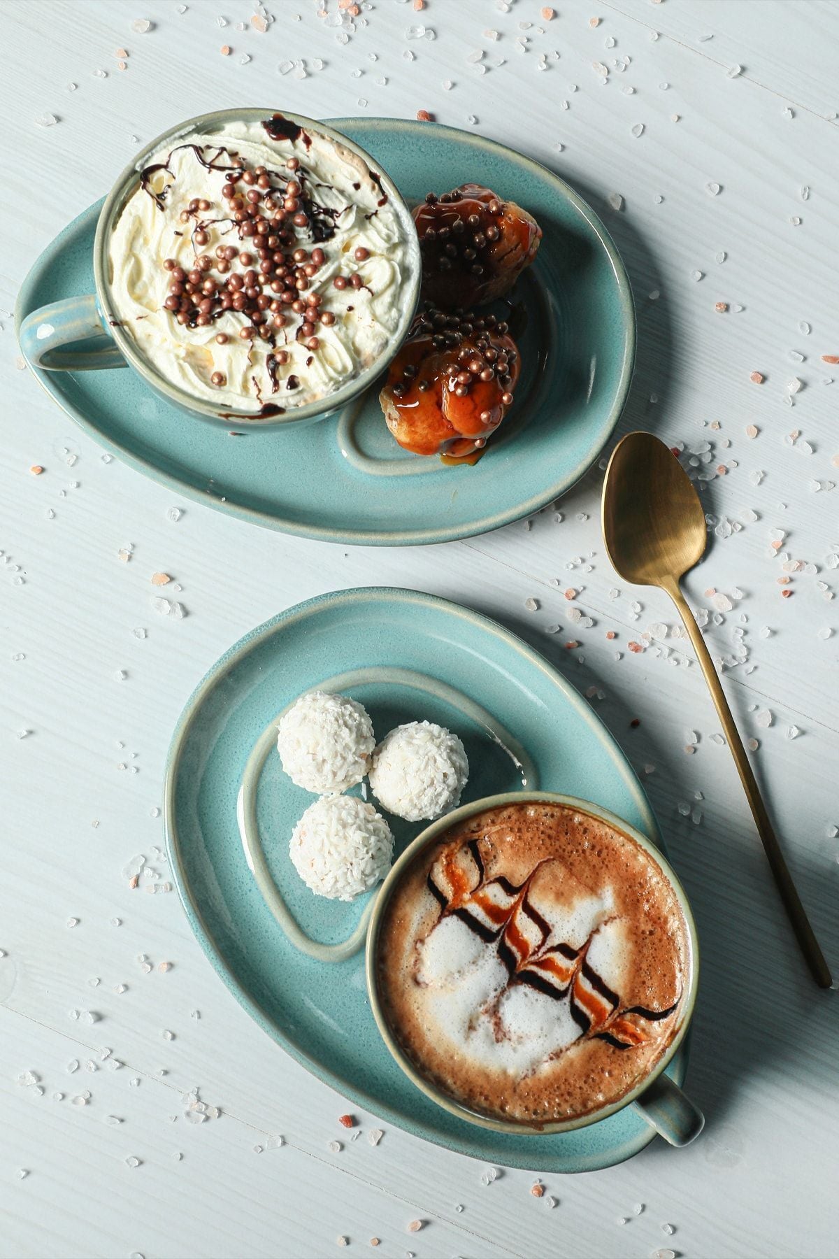 Ocean Damla Kahve Sunum Seti 4 Parça 2 Kişilik