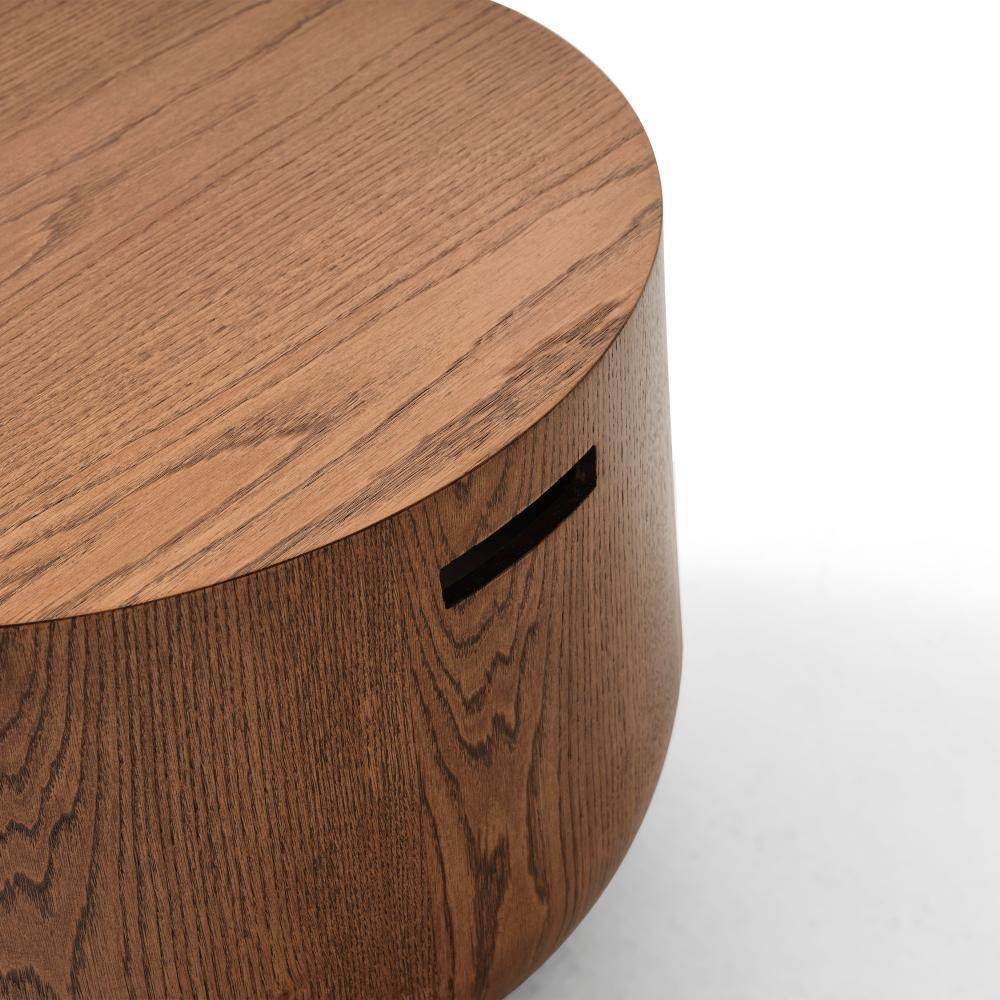 Orta Sehpa Takımı No:726 | MDF | Yuvarlak Ceviz Orta Sehpa