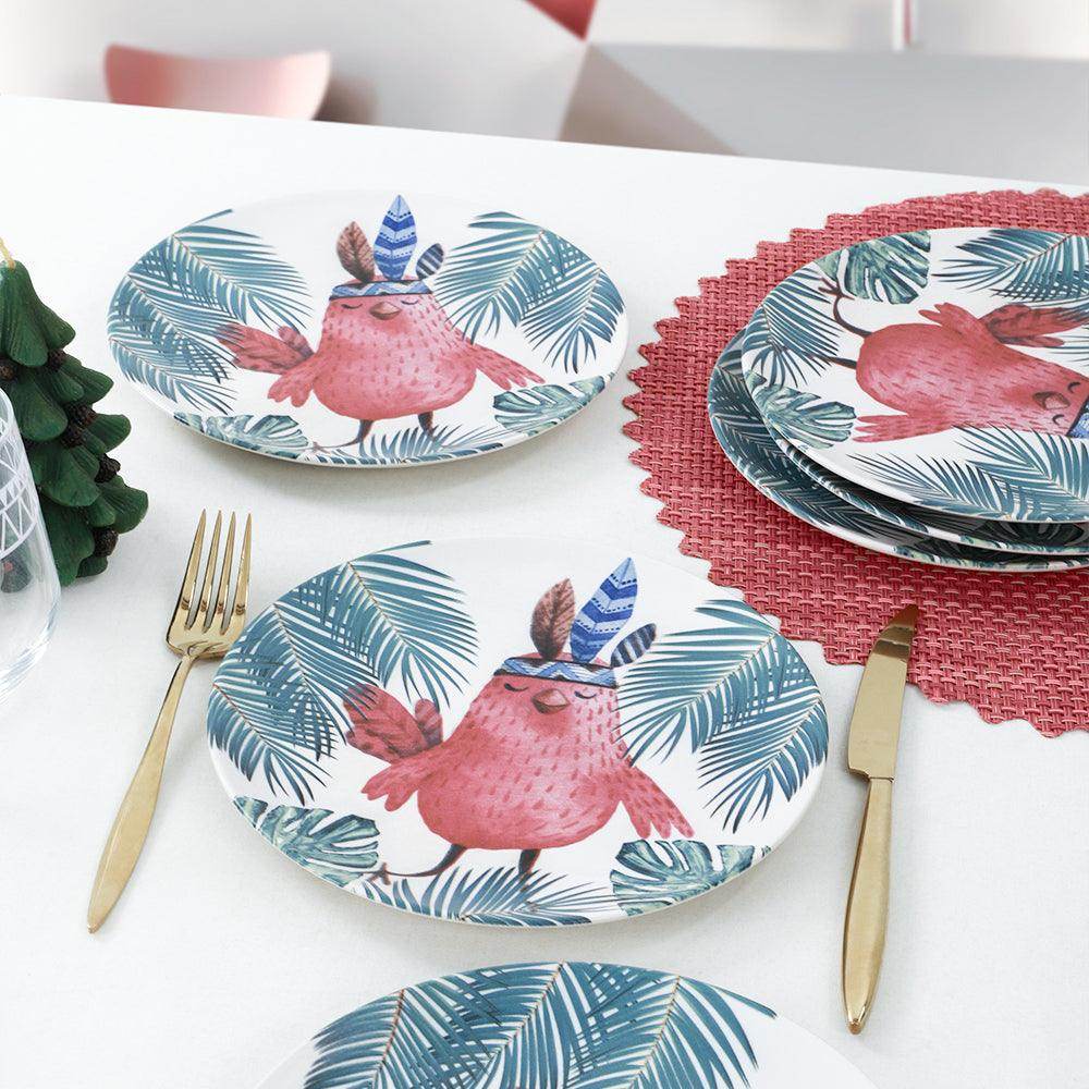 Keraart Owl Pasta Tabağı 21 Cm 6 Adet - 17718