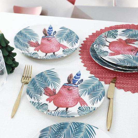 Keraart Owl Pasta Tabağı 21 Cm 6 Adet - 17718