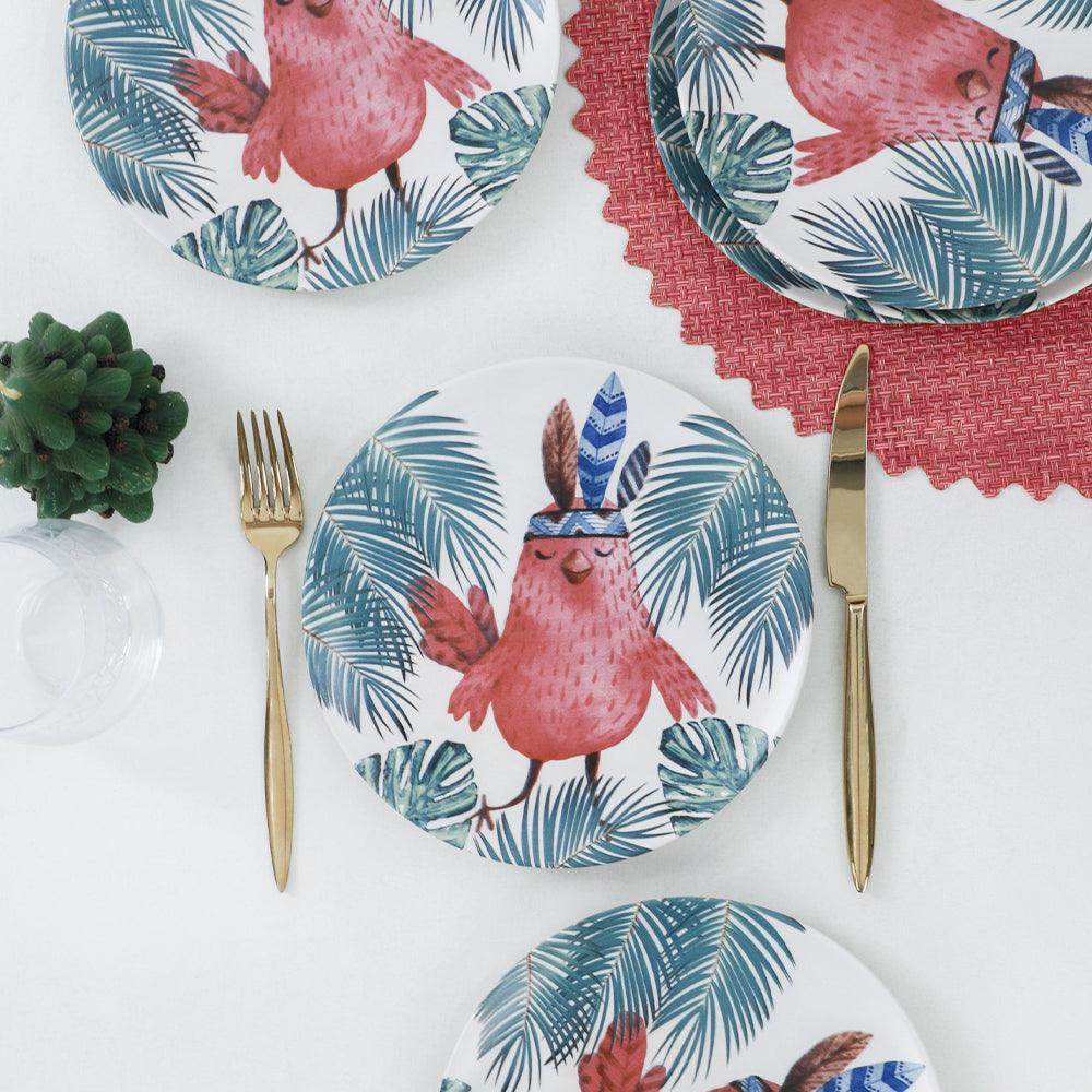 Keraart Owl Pasta Tabağı 21 Cm 6 Adet - 17718