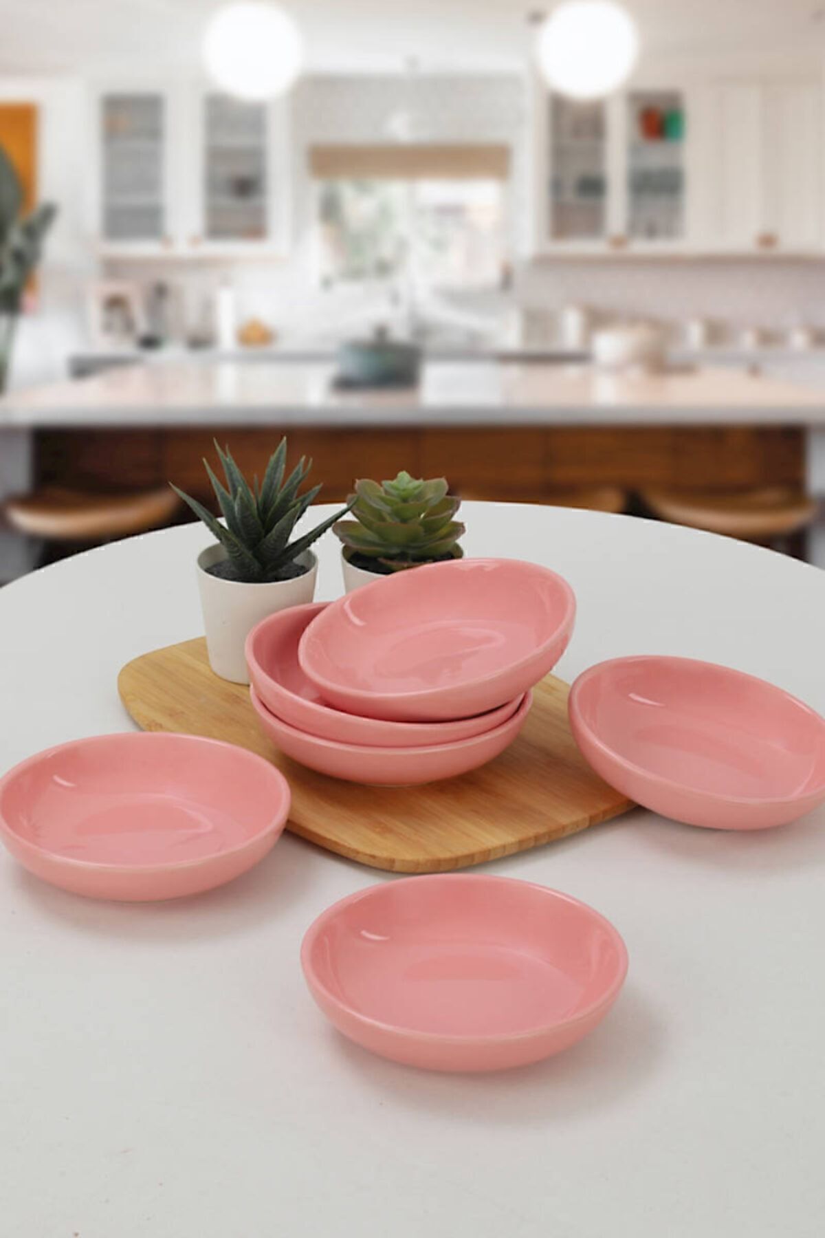 Pembe Halka Çerezlik/Sosluk 13 Cm 6 Adet