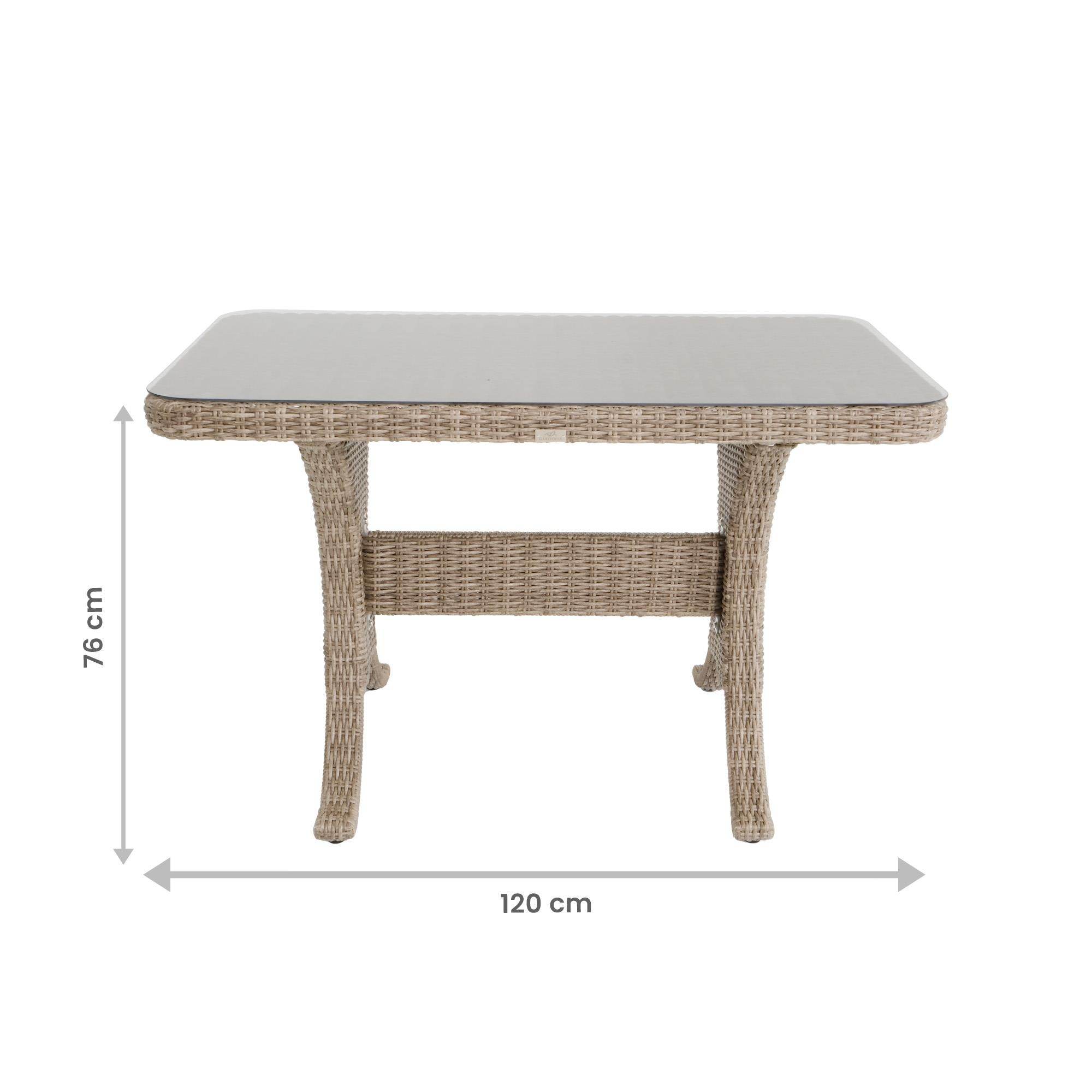 Peter 70x120 Rattan Bahçe Masa Takımı | Rehome