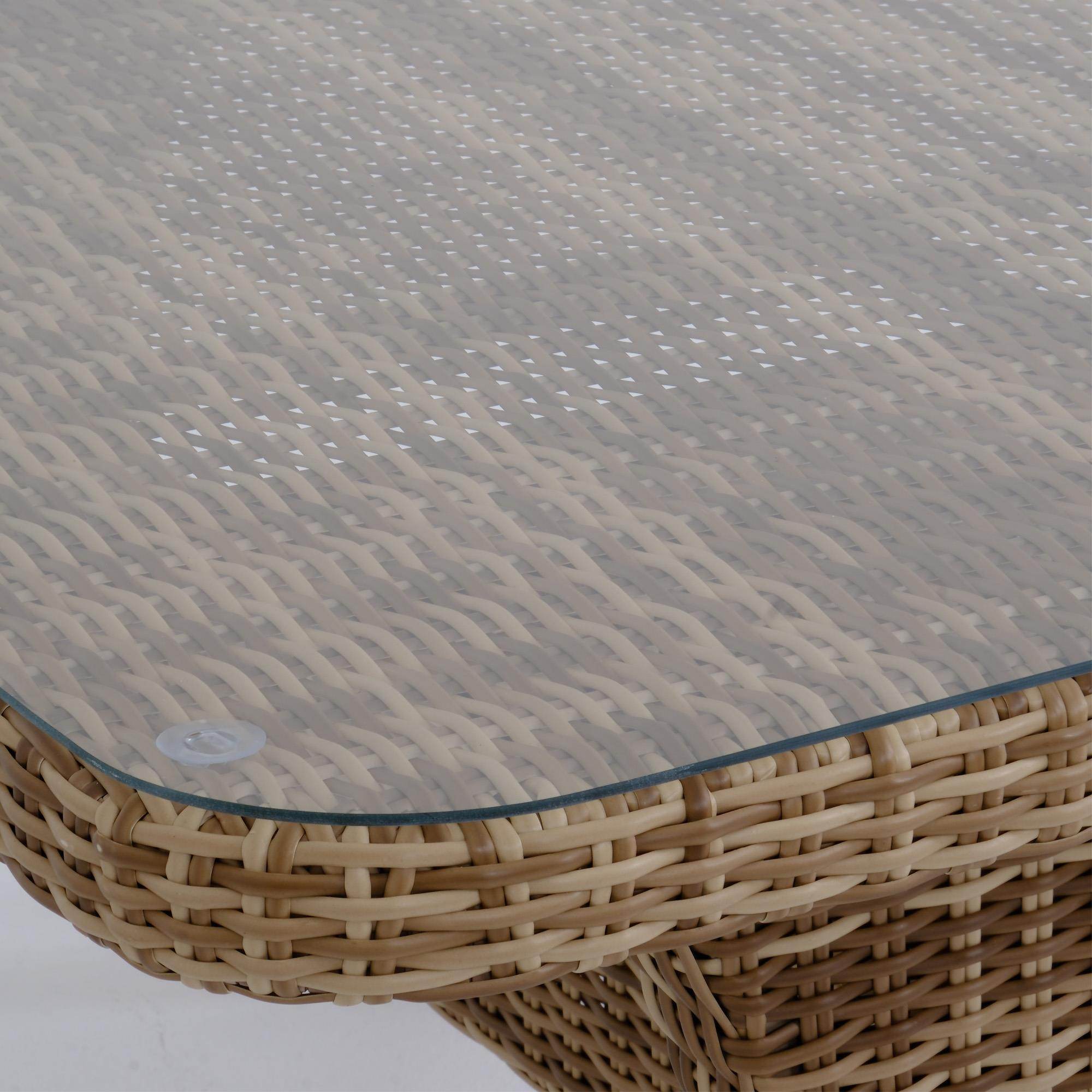 Peter 90x160 Rattan Bahçe Masa Takımı | Rehome