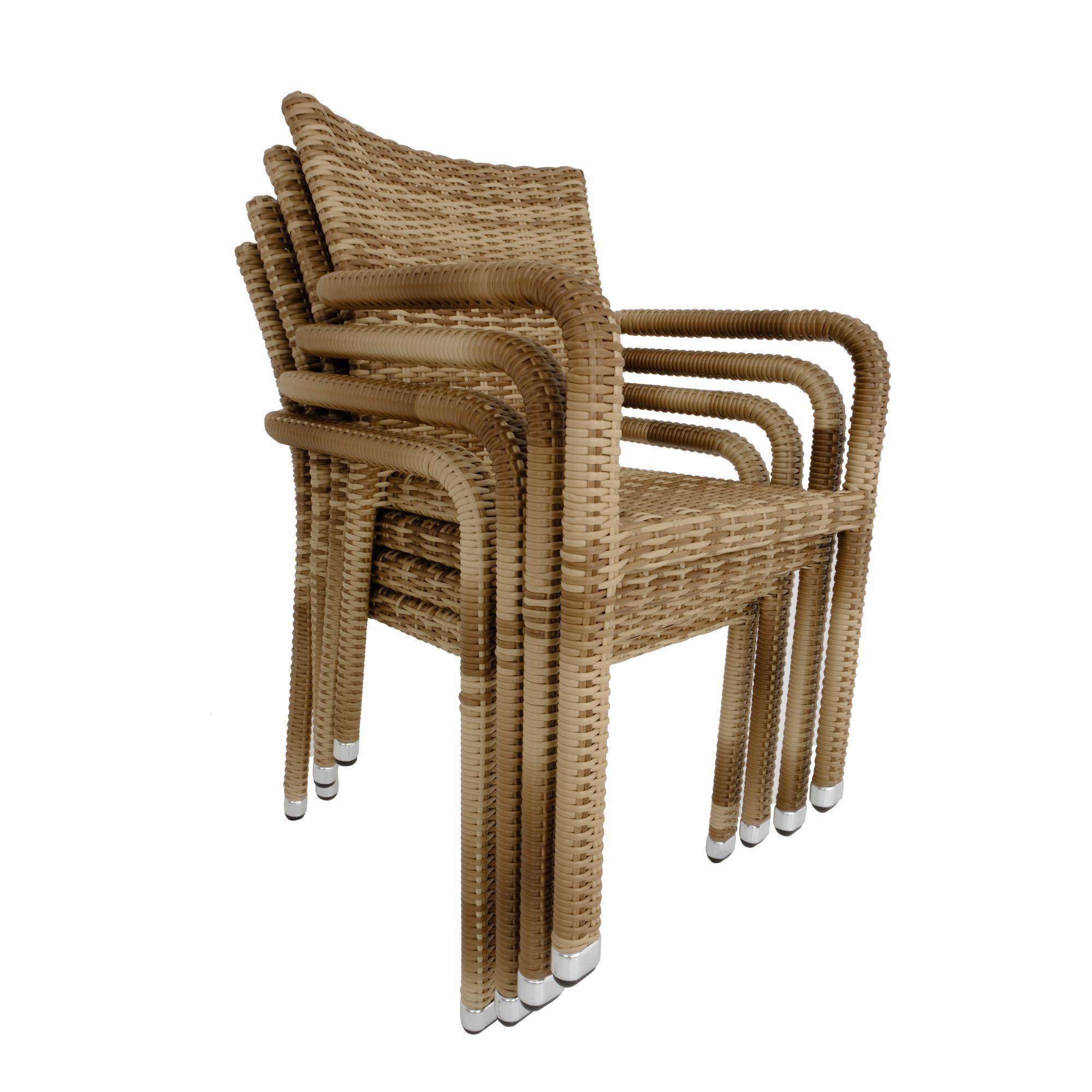 Peter 90x160 Rattan Bahçe Masa Takımı | Rehome