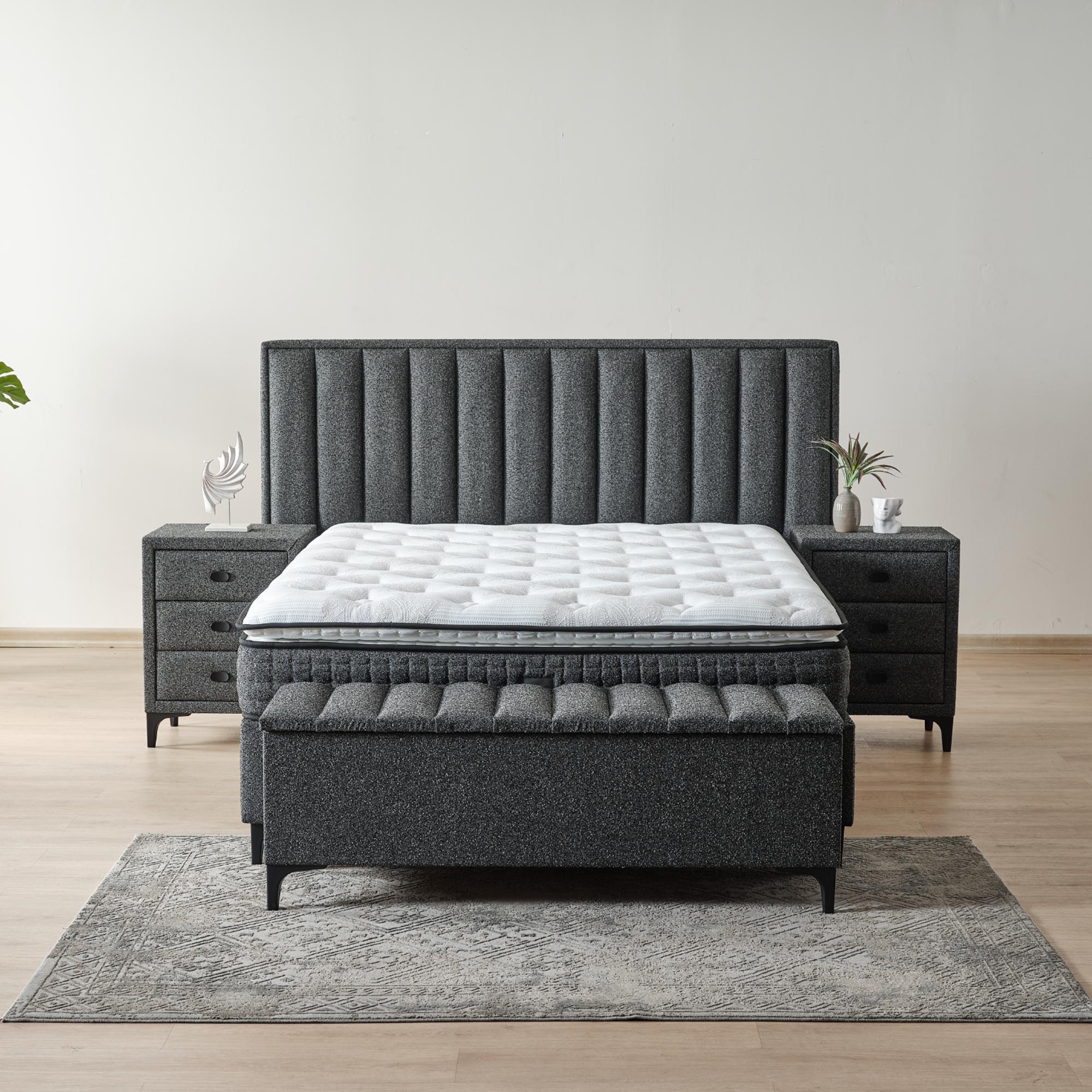 Piano Yatak Takımı | Yatak Baza Başlık Seti