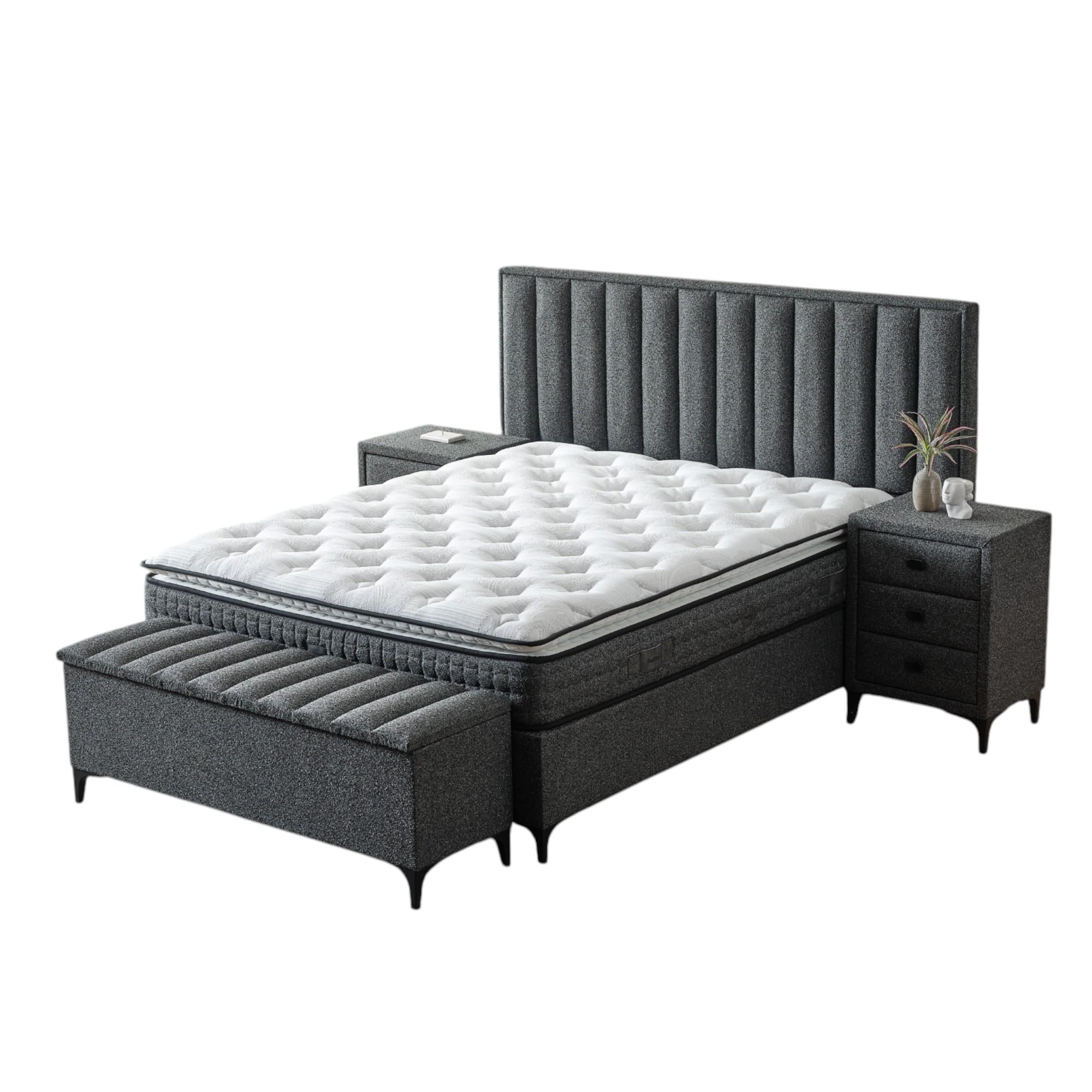 Piano Yatak Takımı | Yatak Baza Başlık Seti