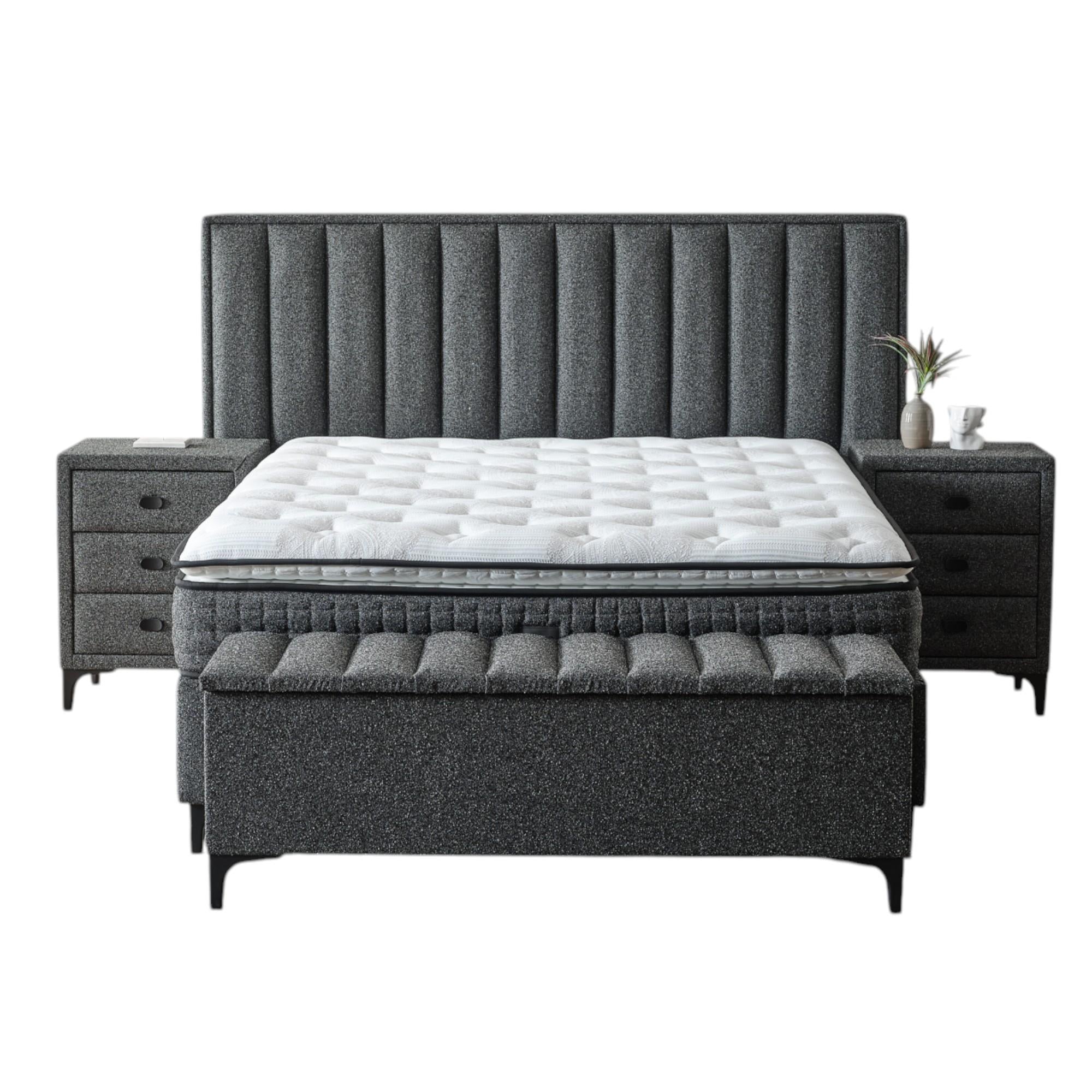 Piano Yatak Takımı | Yatak Baza Başlık Seti