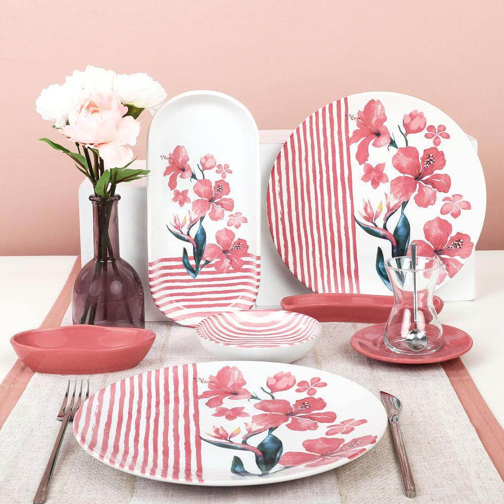 Pink Line Kahvaltı Takımı 28 Parça 6 Kişilik