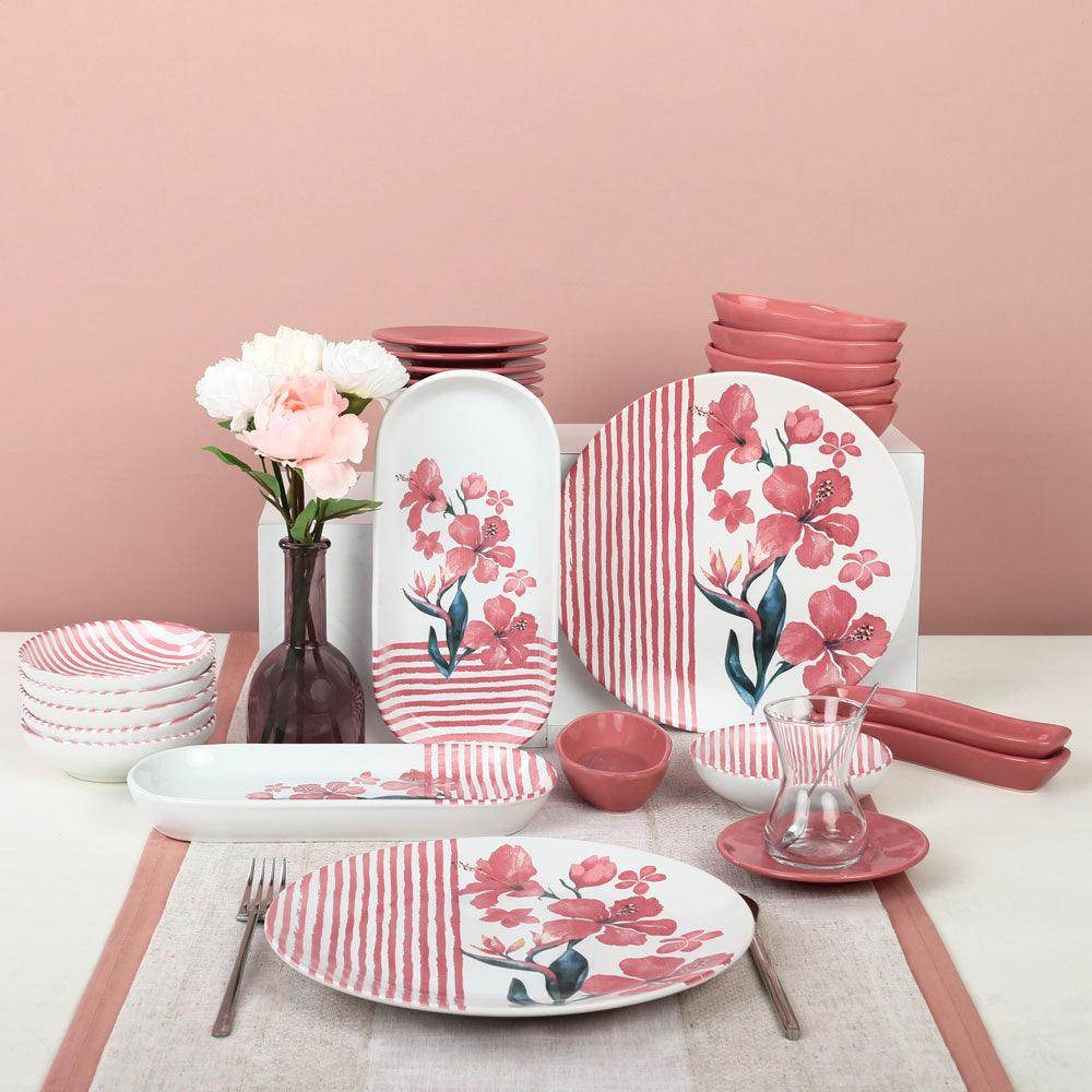 Pink Line Kahvaltı Takımı 28 Parça 6 Kişilik