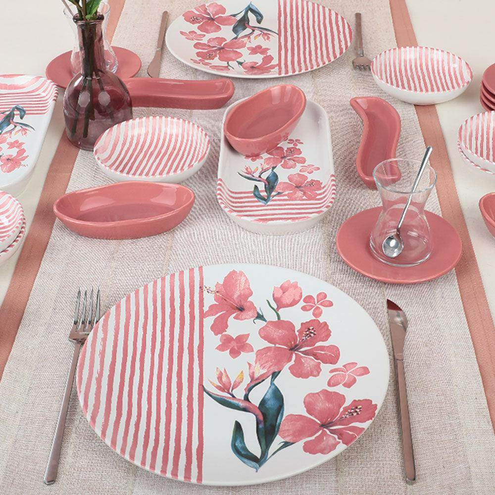 Pink Line Kahvaltı Takımı 28 Parça 6 Kişilik