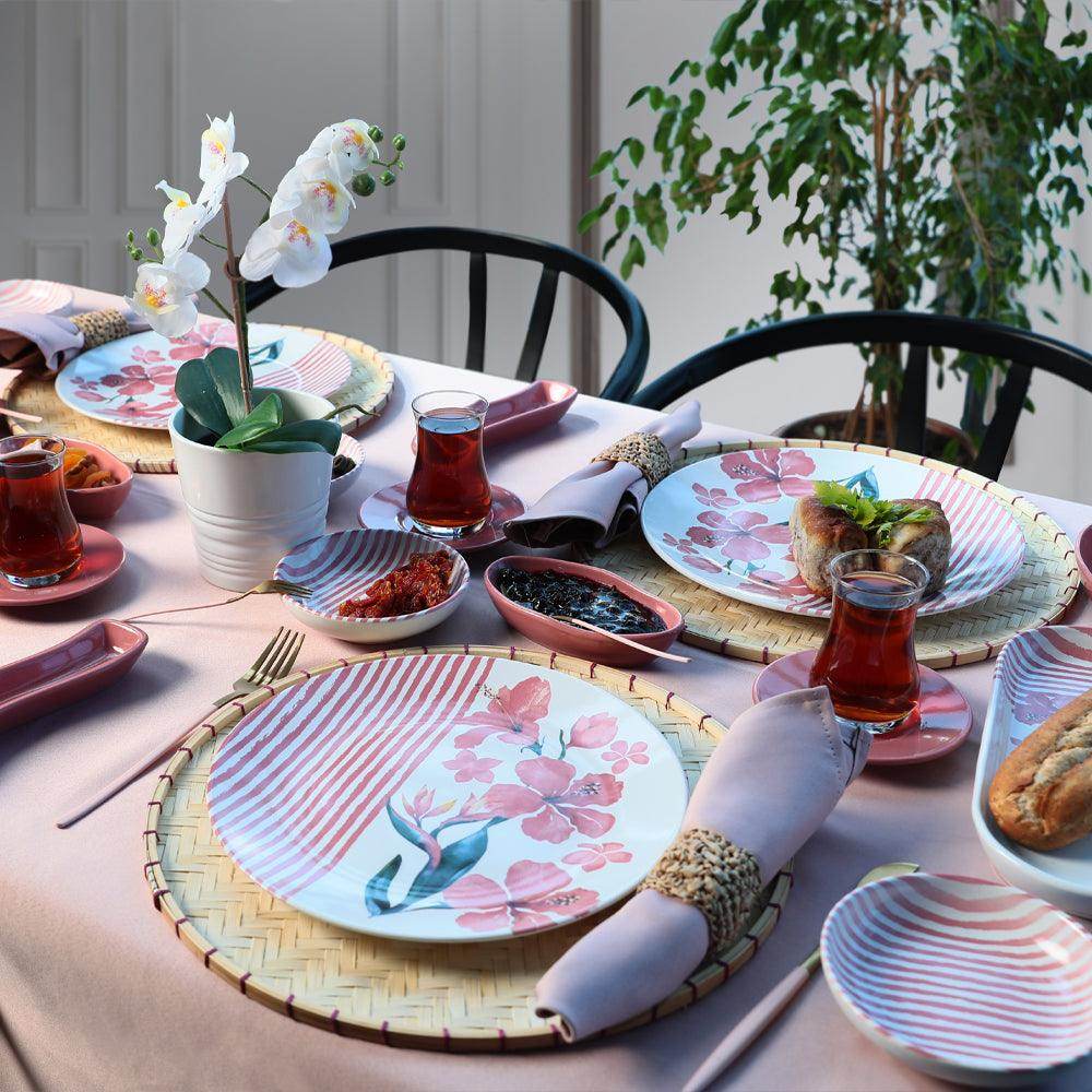 Pink Line Kahvaltı Takımı 28 Parça 6 Kişilik