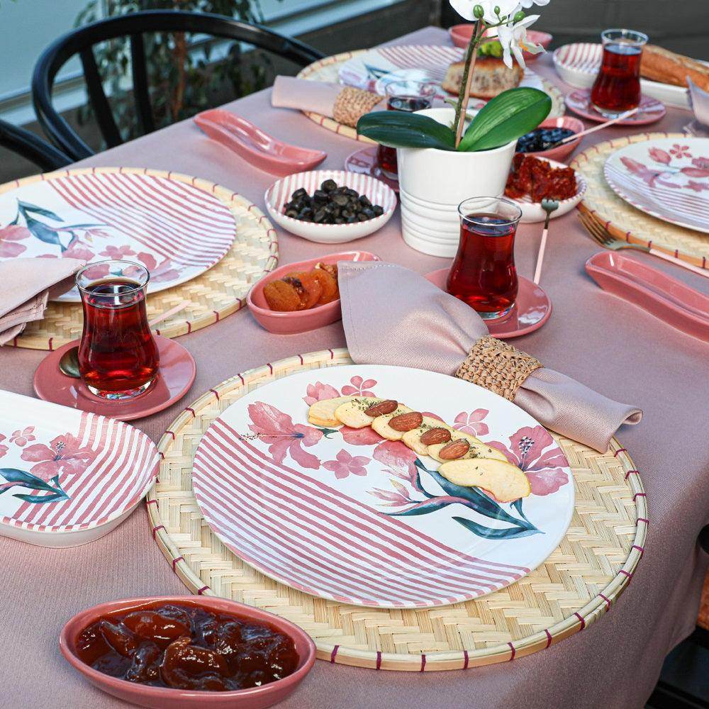 Pink Line Kahvaltı Takımı 28 Parça 6 Kişilik