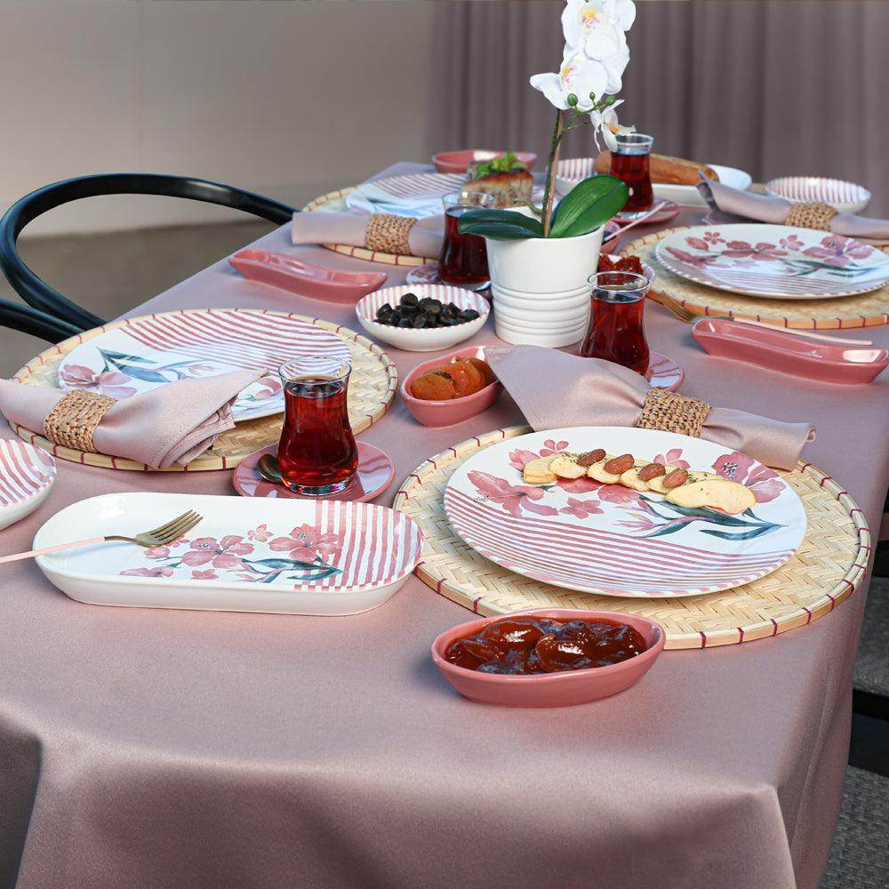 Pink Line Kahvaltı Takımı 28 Parça 6 Kişilik