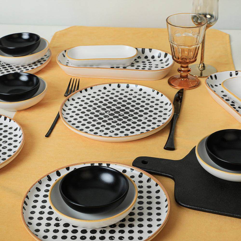 Keraart Polka Kahvaltı Takımı 18 Parça 6 Kişilik 19919-22-41