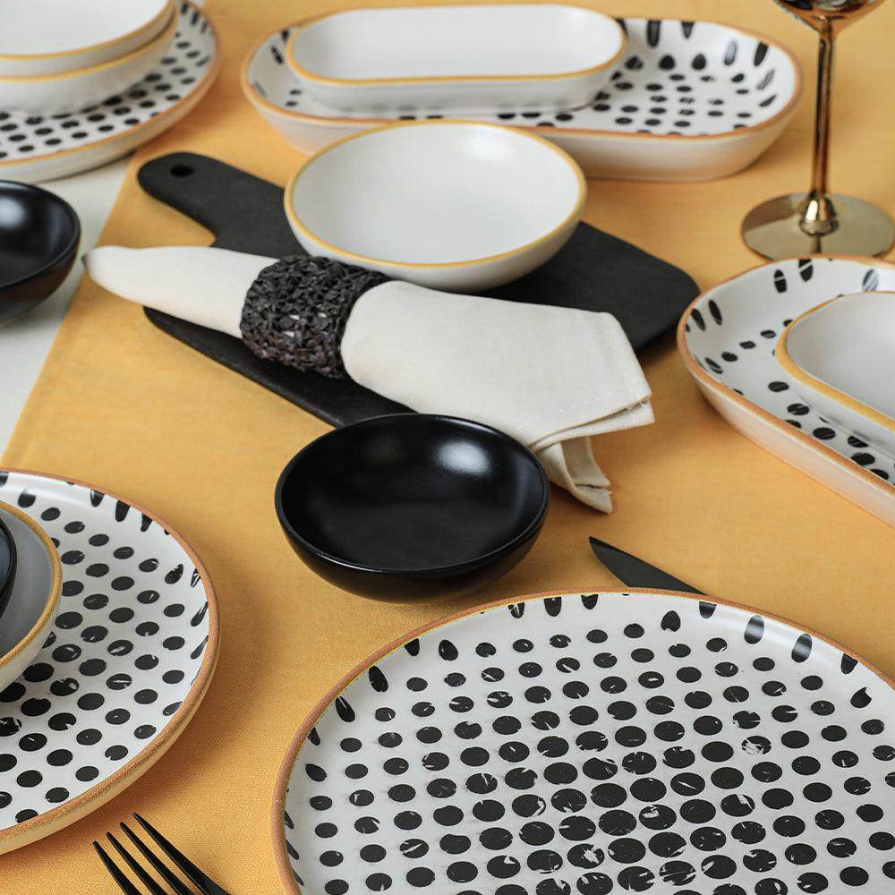 Keraart Polka Kahvaltı Takımı 18 Parça 6 Kişilik 19919-22-41