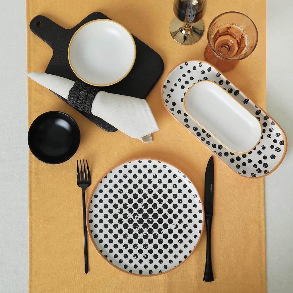 Keraart Polka Kahvaltı Takımı 18 Parça 6 Kişilik 19919-22-41