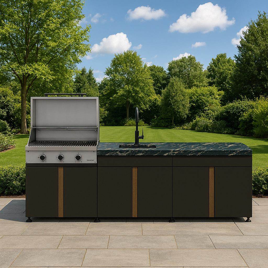 Pure 285 Cm Bahçe Mutfağı | Barbekü Seti