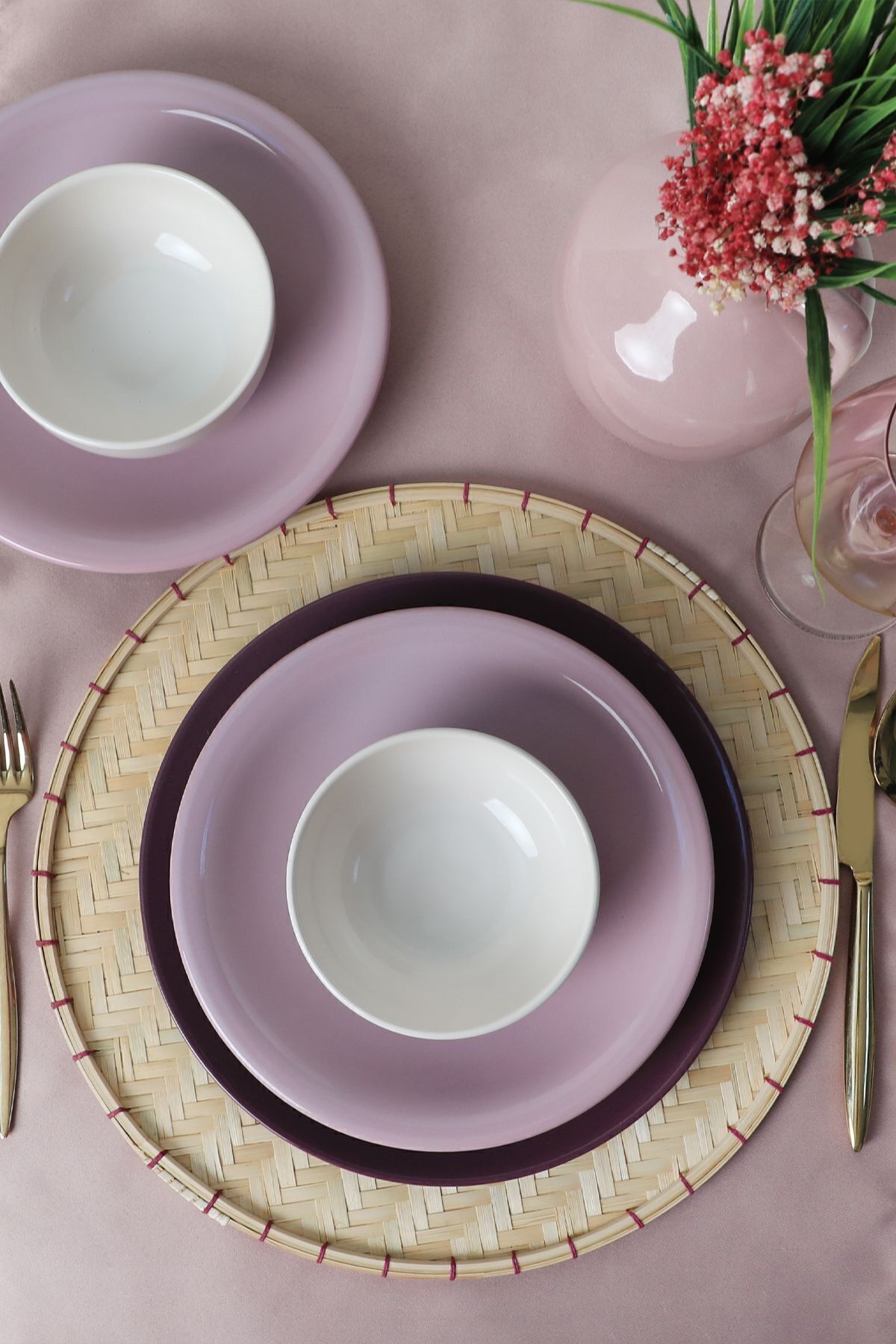 Purple Mix Yemek Takımı 18 Parça 6 Kişilik 031-451-498