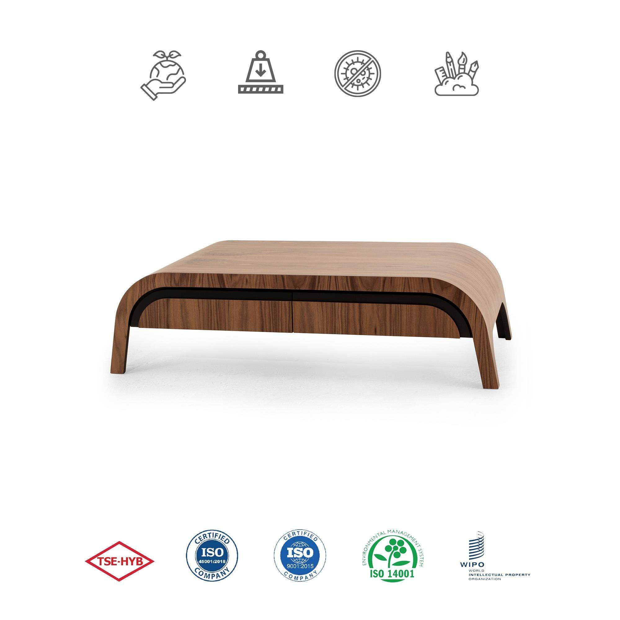 Quatro Orta Sehpa | Ahşap | Rehome