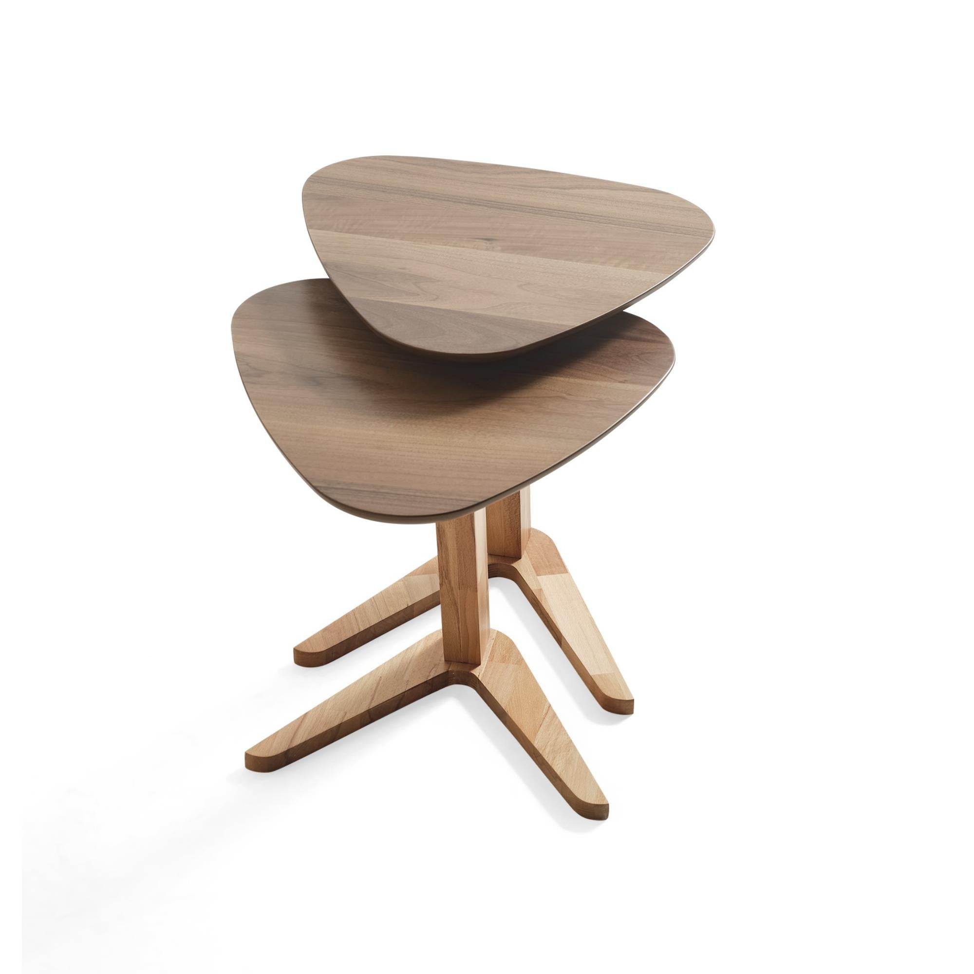 Raffles İkili Zigon Sehpa | Ceviz | Kayın Sehpa