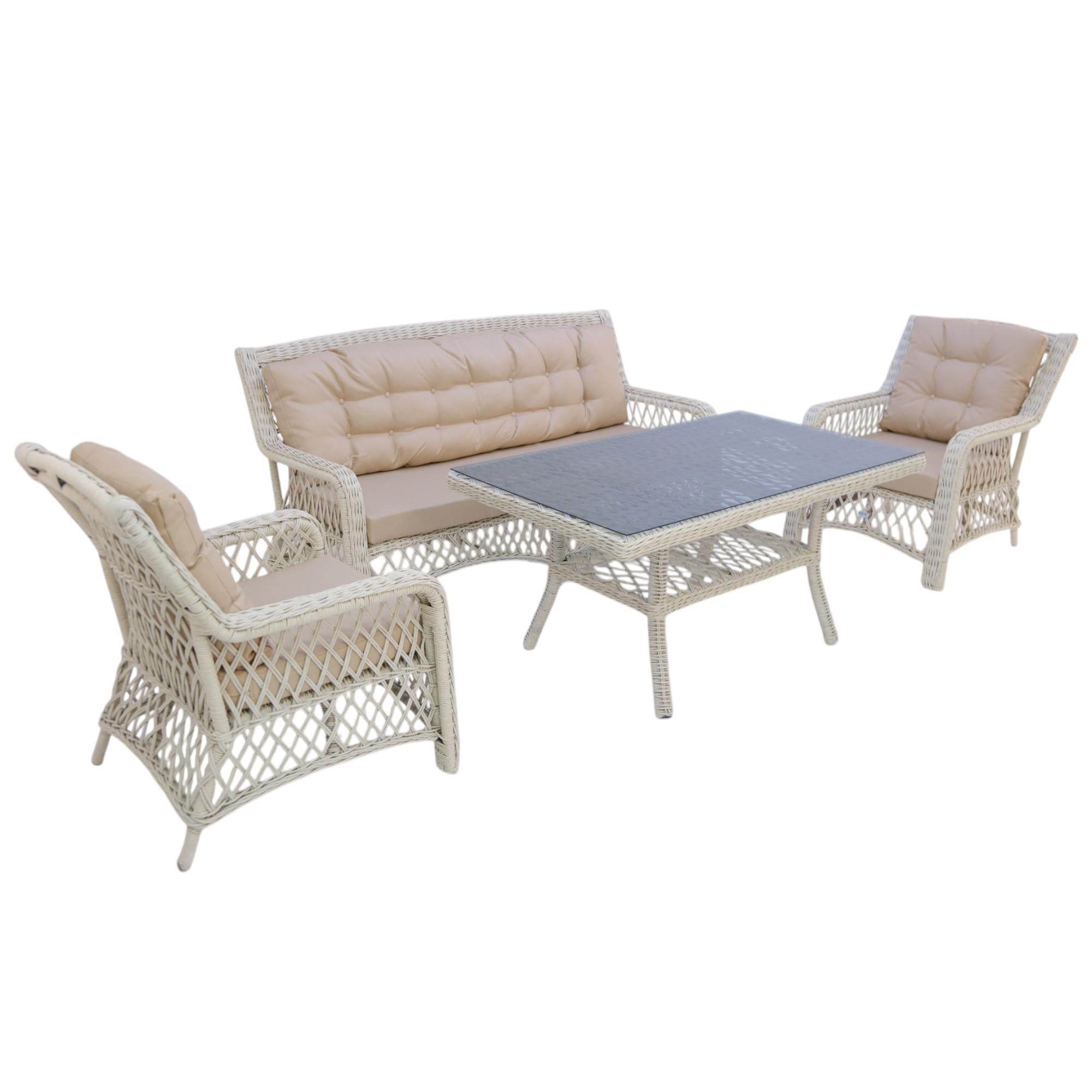 Ravello X | Rehome Rattan Üçlü Bahçe Oturma Takımı | 364