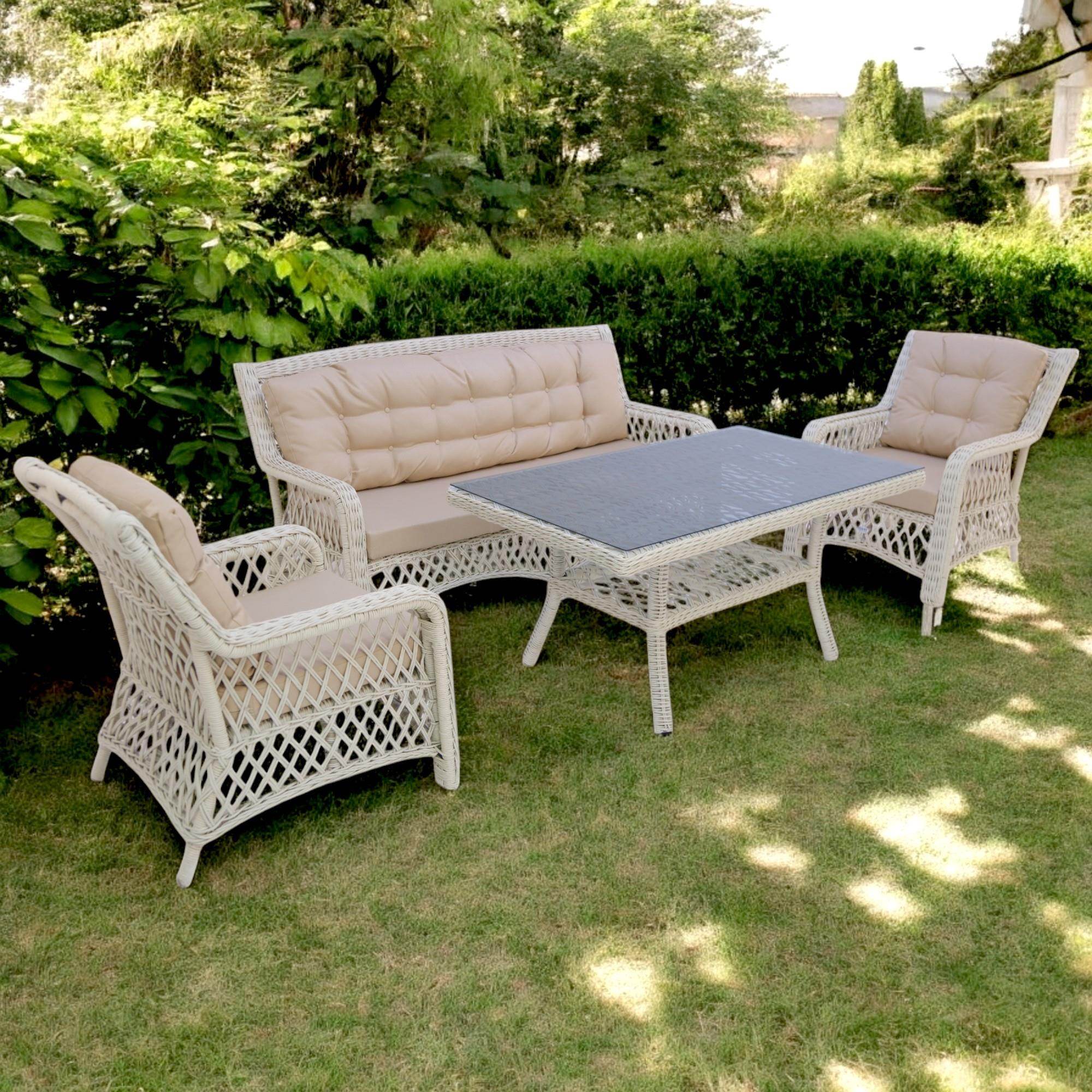 Ravello X | Rehome Rattan Üçlü Bahçe Oturma Takımı | 364