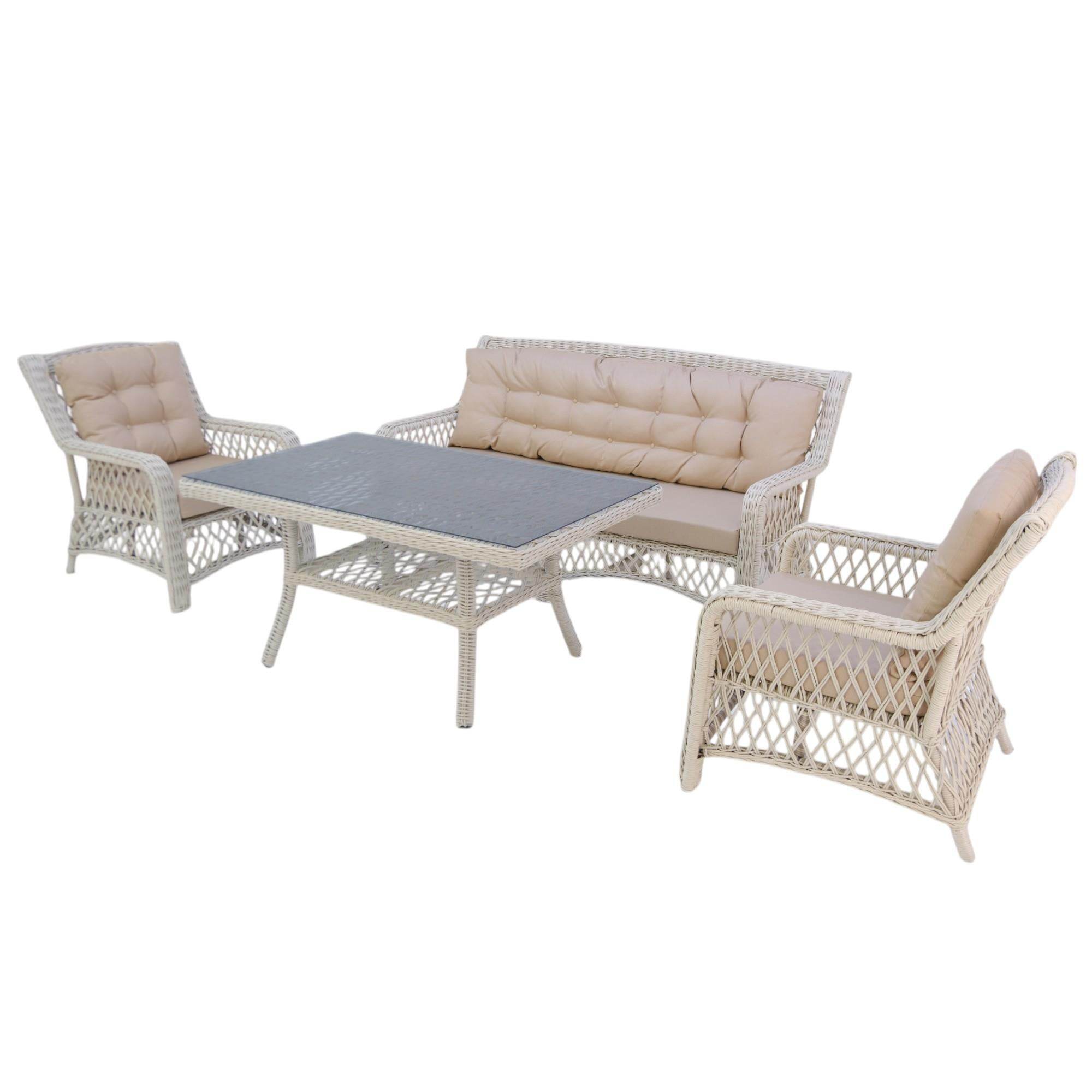 Ravello X | Rehome Rattan Üçlü Bahçe Oturma Takımı | 364