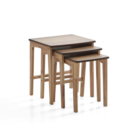 Ready Üçlü Zigon Sehpa | Ceviz | Kayın Sehpa