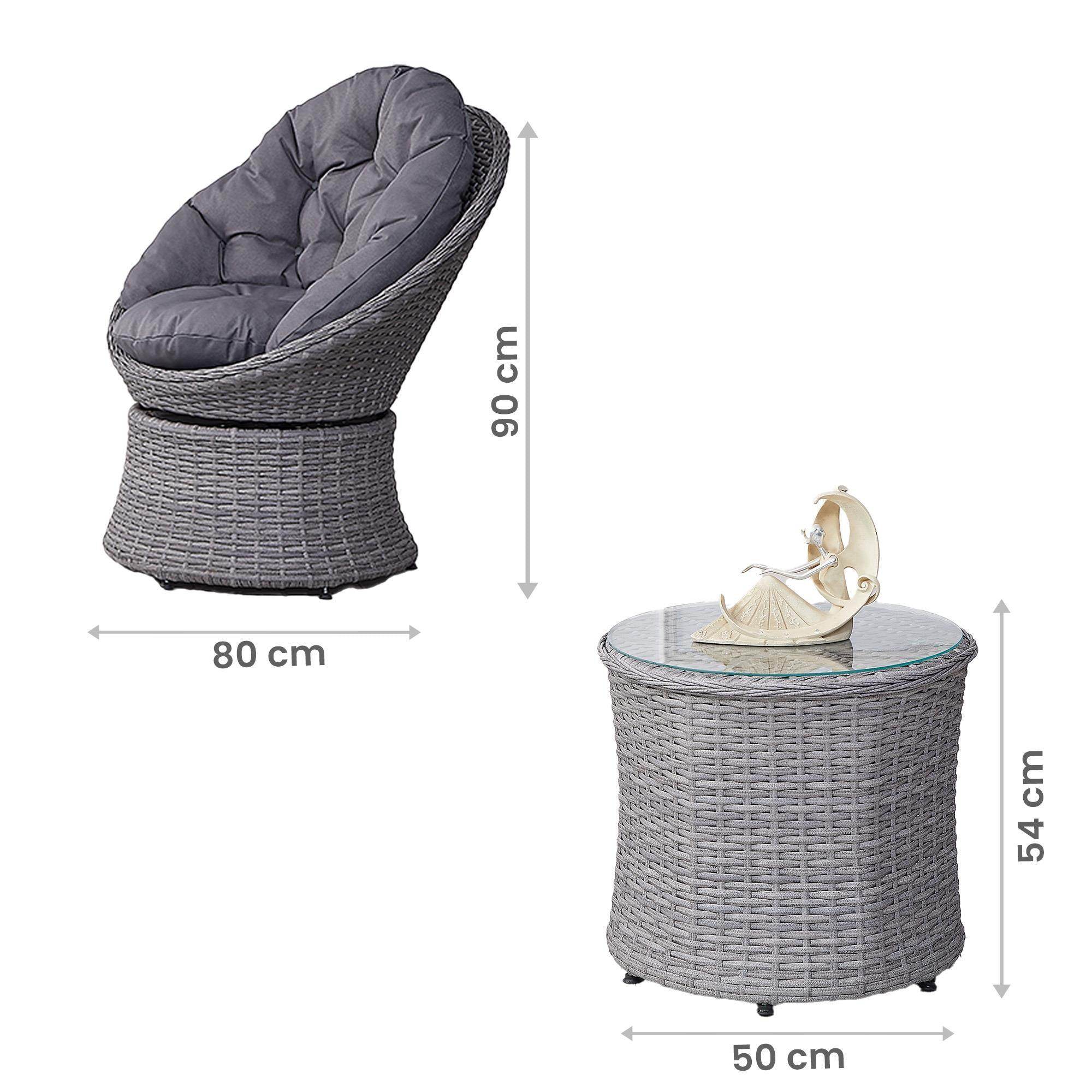 Refresh Rattan Bahçe Balkon Takımı | Oturma Grubu | Rehome