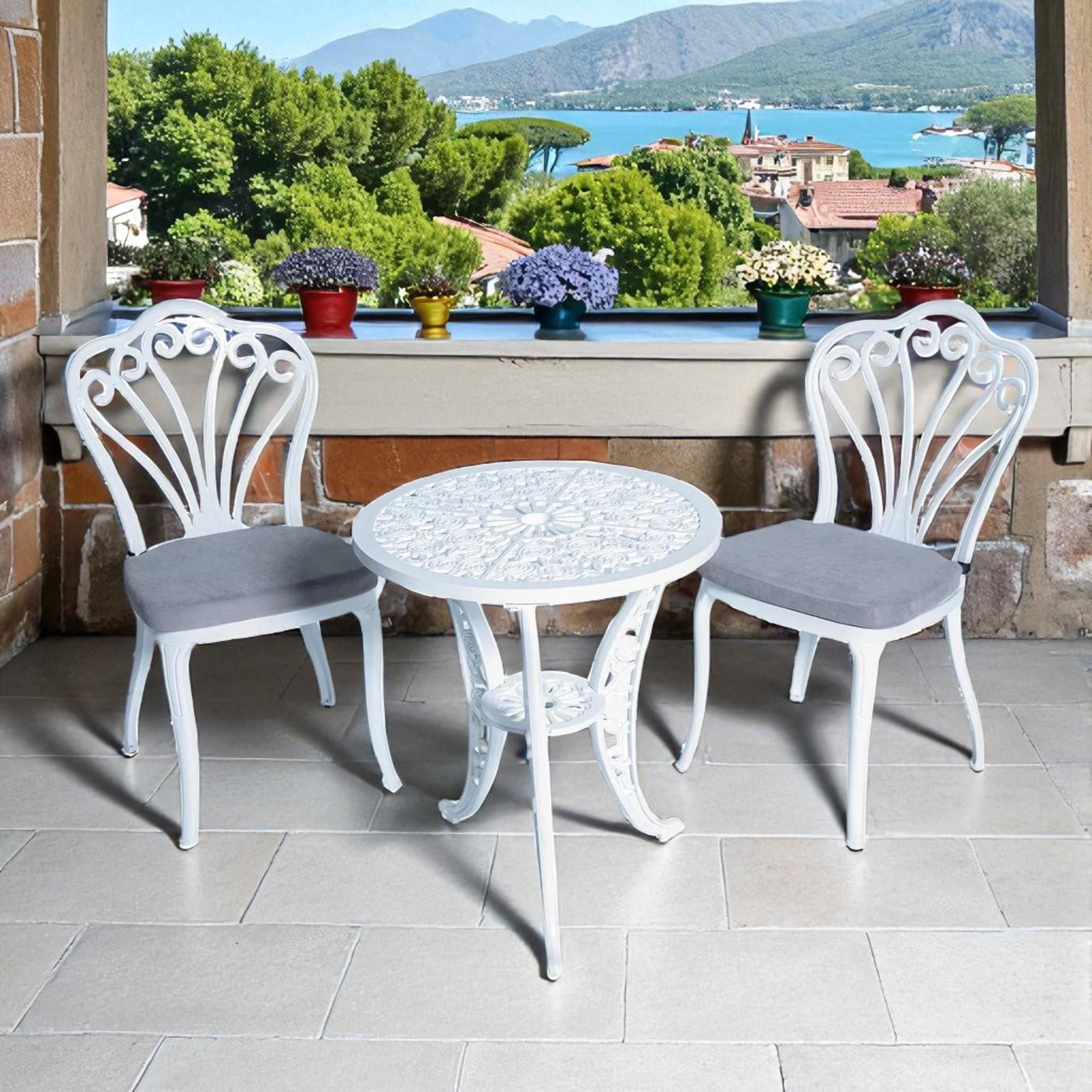 Rehome Alüminyum Döküm Bahçe Mobilyası Takımı CG707 – Şık ve Dayanıklı Dış Mekan Çözümü