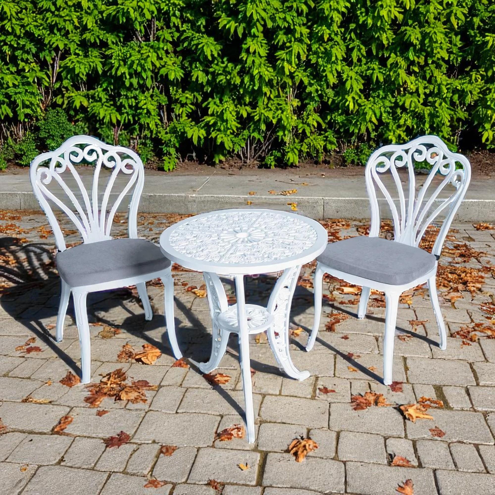 Rehome Alüminyum Döküm Bahçe Mobilyası Takımı CG707 – Şık ve Dayanıklı Dış Mekan Çözümü