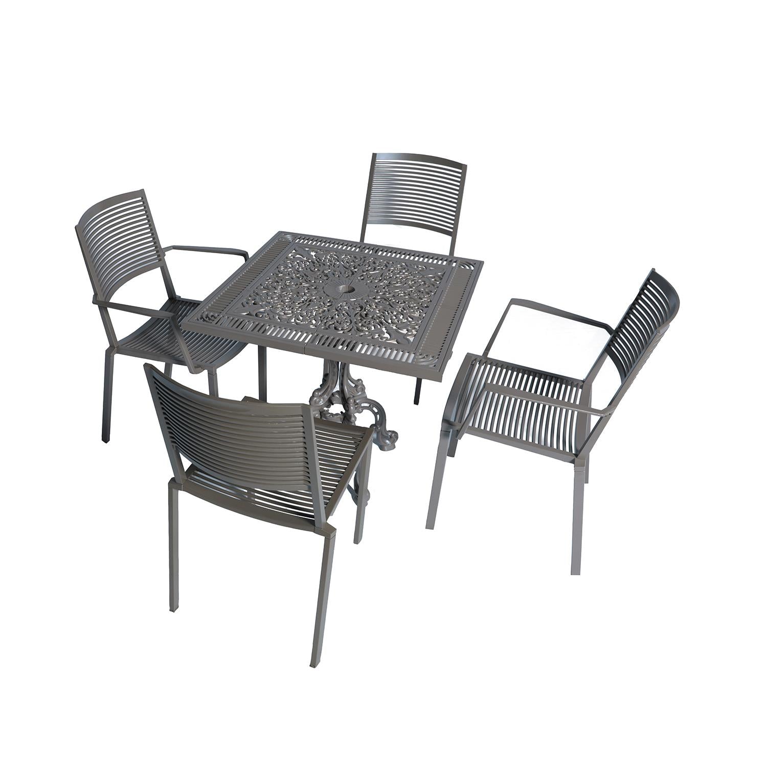 ReHome Alüminyum Masa Sandalye Takımı cg714