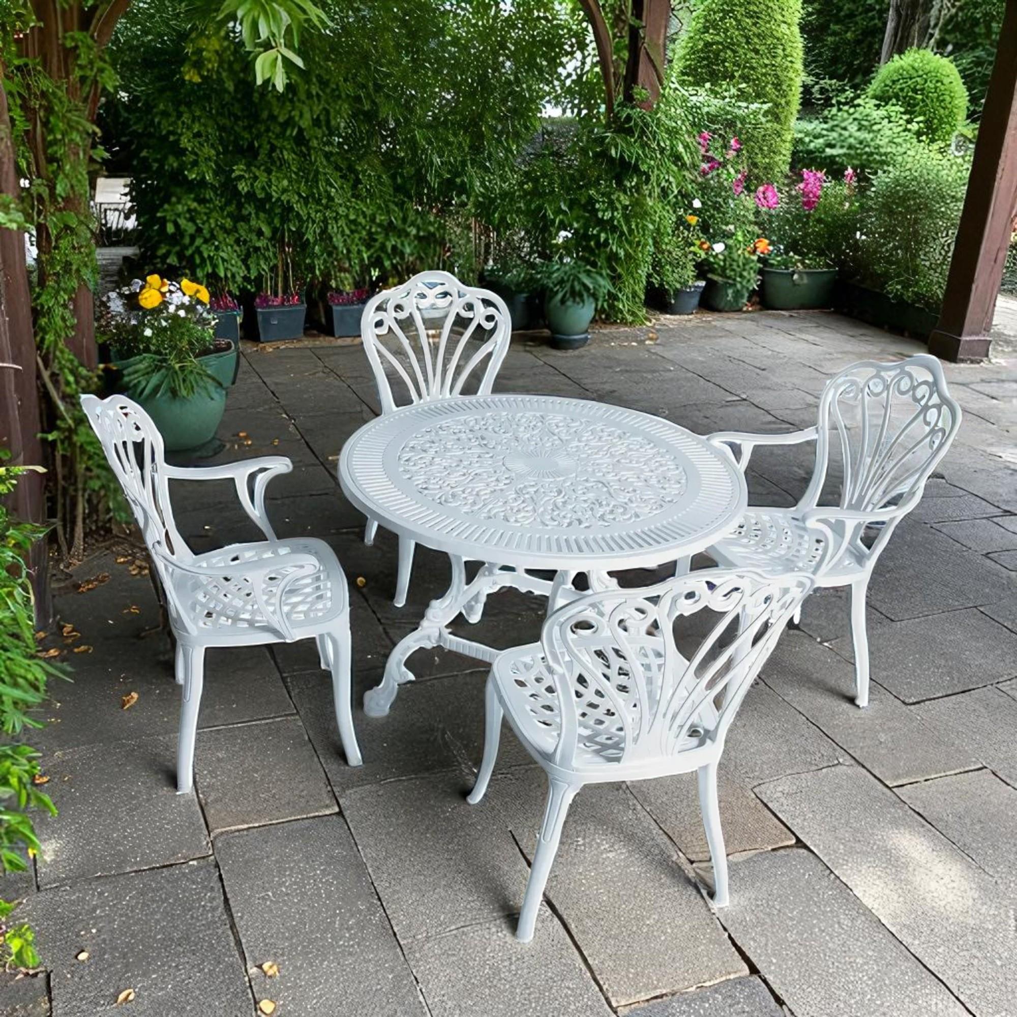 ReHome Alüminyum Masa Sandalye Takımı cg721