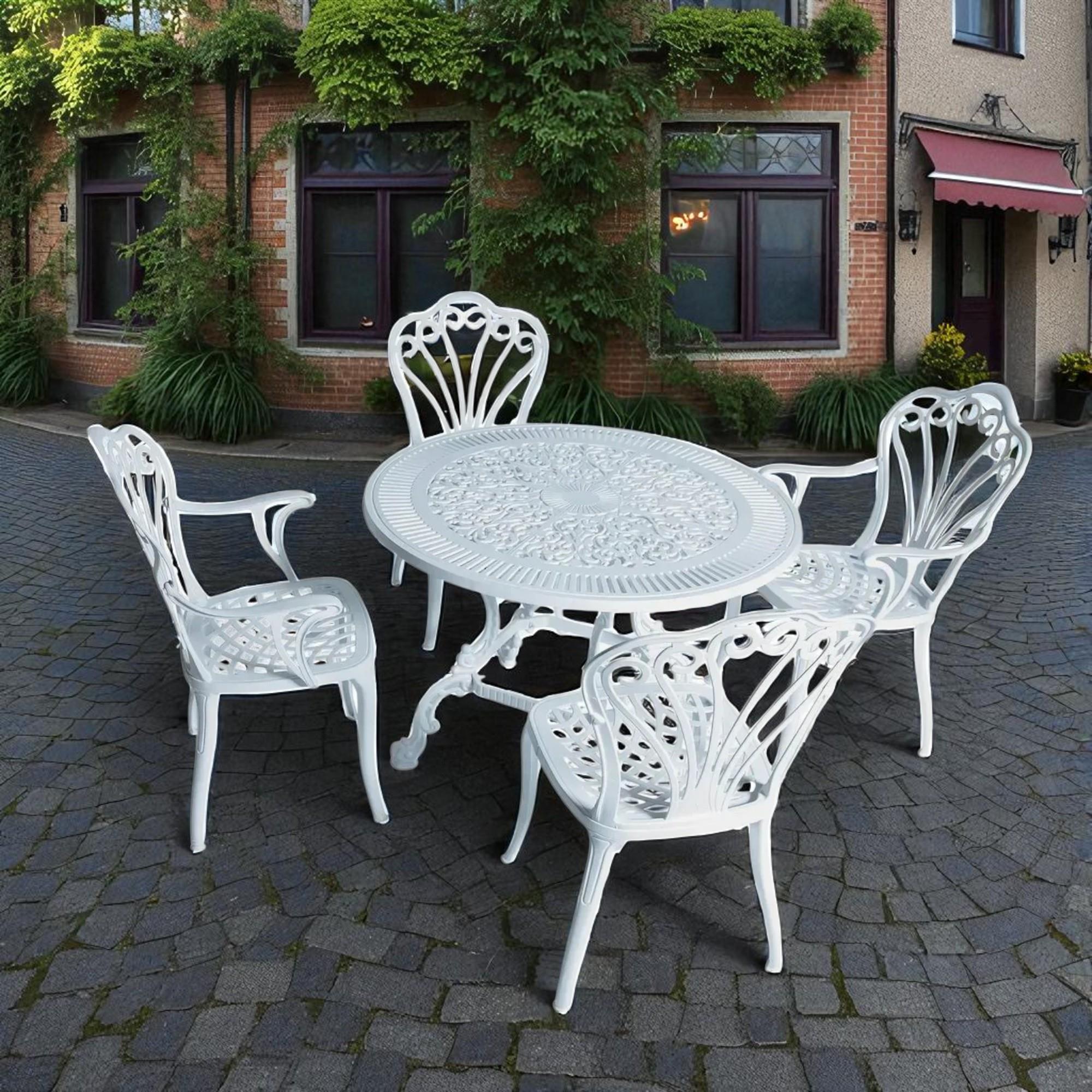 ReHome Alüminyum Masa Sandalye Takımı cg721