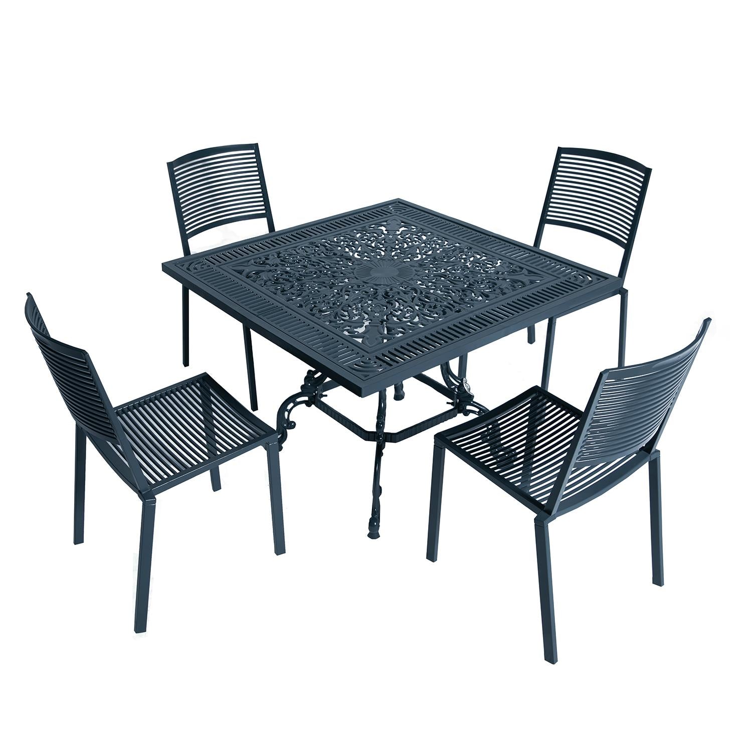 ReHome Alüminyum Masa Sandalye Takımı cg724