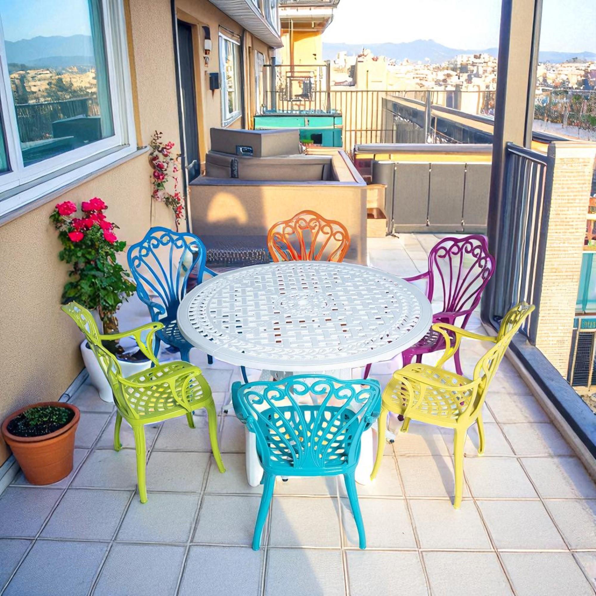 ReHome Alüminyum Masa Sandalye Takımı cg725