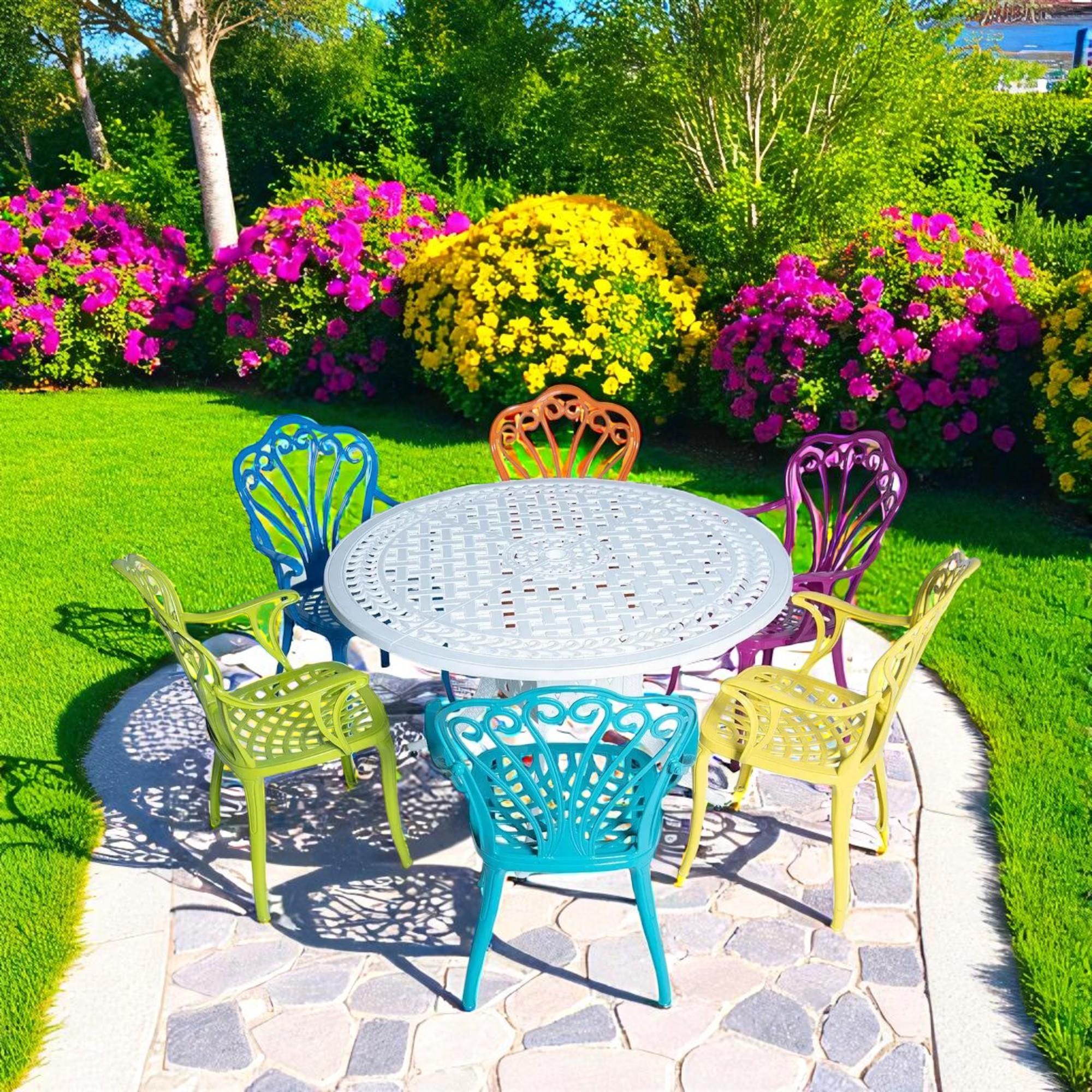 ReHome Alüminyum Masa Sandalye Takımı cg725