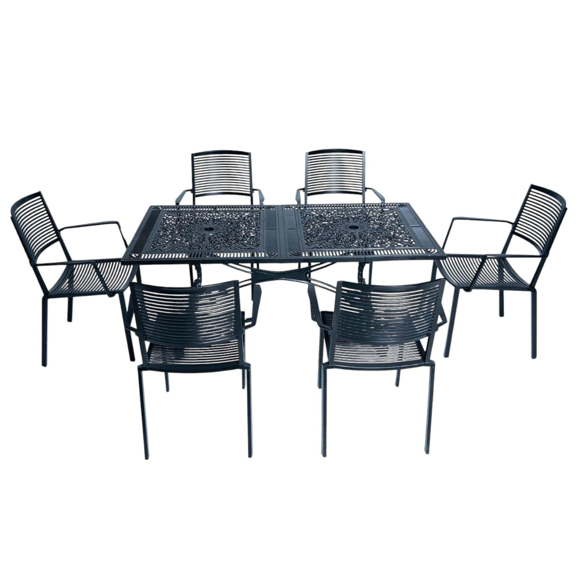 Alüminyum Masa Sandalye Takımı | CG733 | Döküm Bahçe Masa Takımı