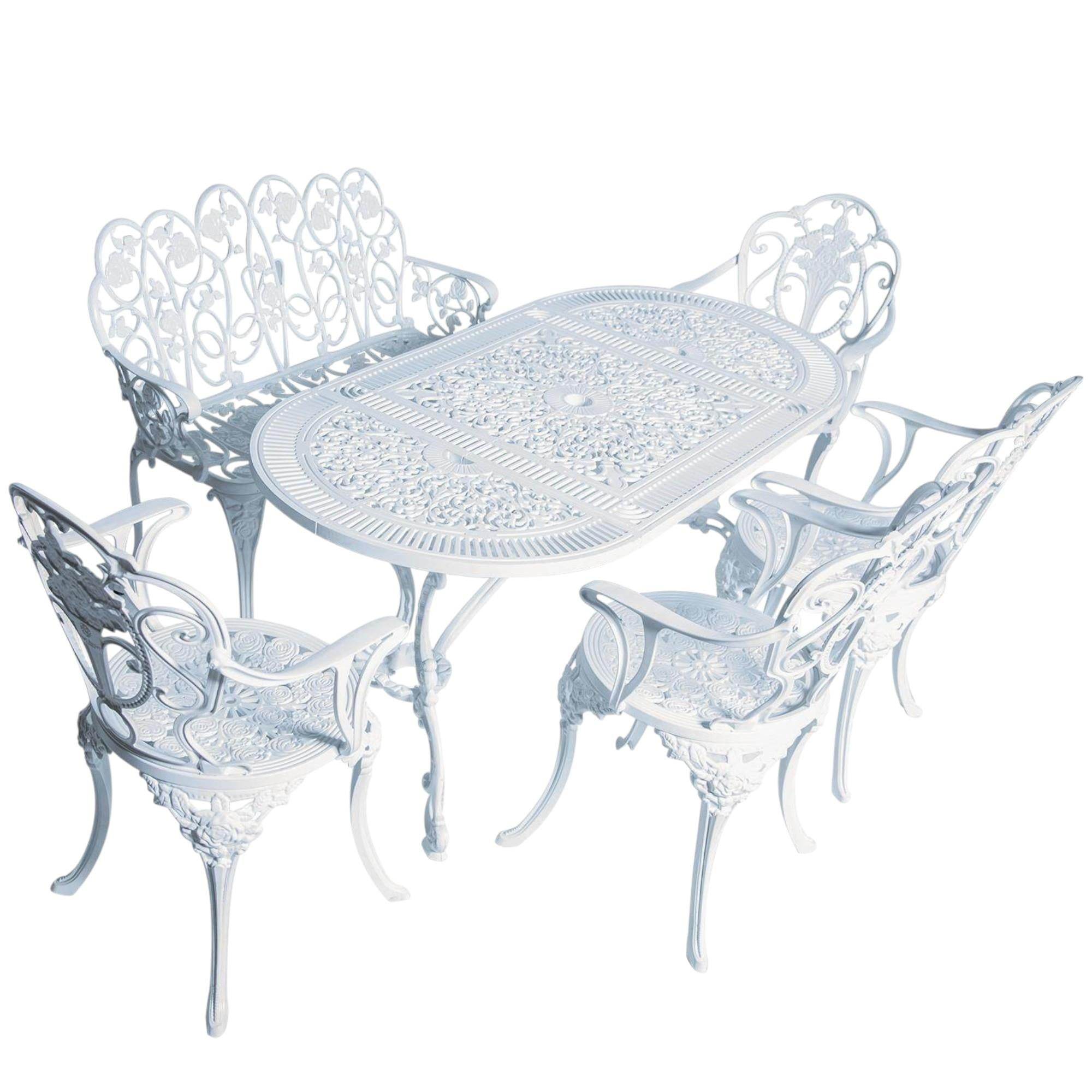 Alüminyum Masa Sandalye Takımı | CG737 | Döküm Bahçe Masa Takımı