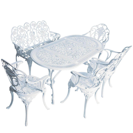 Alüminyum Masa Sandalye Takımı | CG737 | Döküm Bahçe Masa Takımı