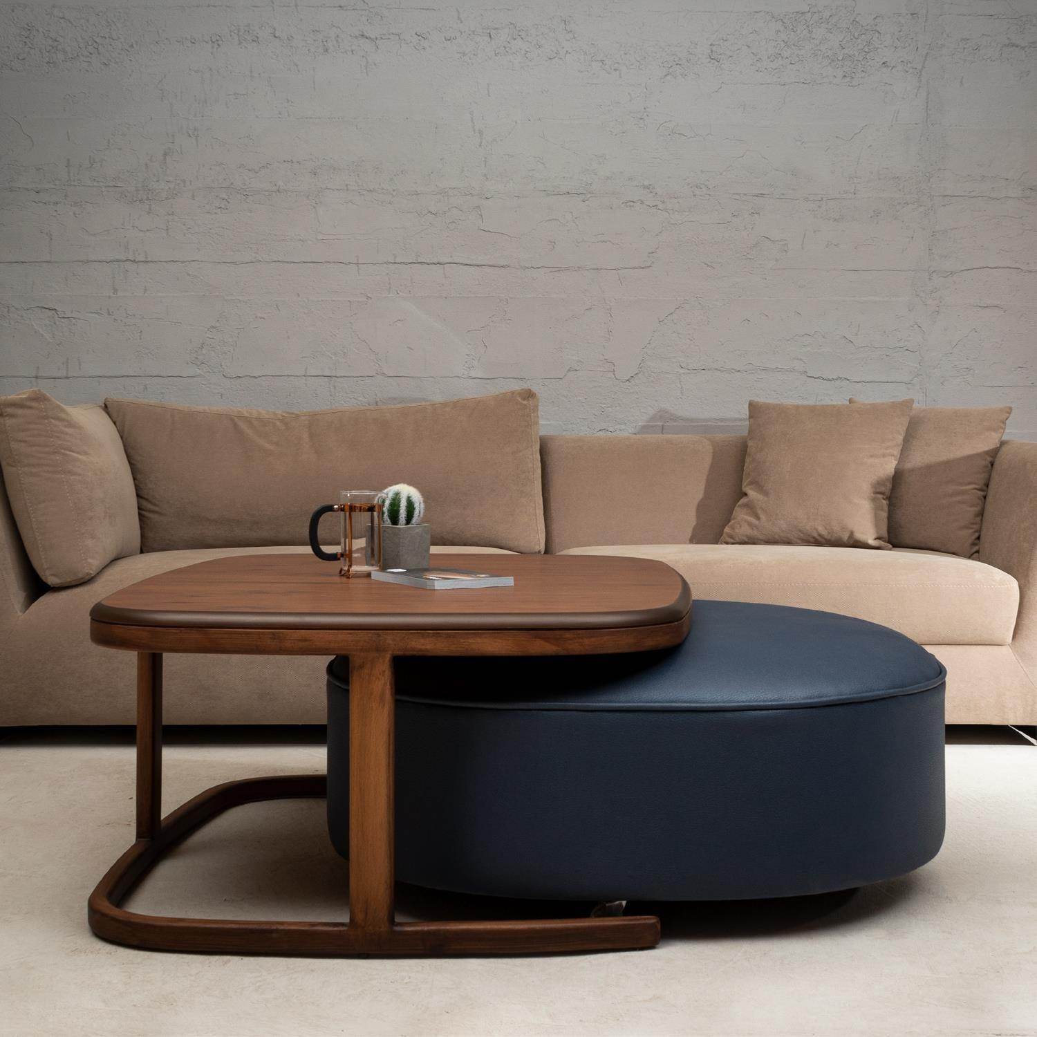 Astral Orta Sehpa | MDF | Açık Ceviz | Rehome